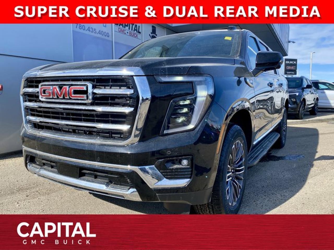 Take a look at this 2026 GMC Yukon Elevation XL... Fully equipped with Elevation Premium Package and options like Super Cruise, Heated and Cooled Seats, Dual Rear Media Screens, Panoramic Sunroof, Power Liftgate, 360 CAM, Max Trailering Package, Heated Rear Seats, Power Sliding Center Console, Assist Steps and so much more! Dont miss out on this one...Ask for the Internet Department for more information or book your test drive today! Text 507-585-4395 for fast answers at your fingertips!AMVIC Licensed Dealer - Licence Number B1044900Disclaimer: All prices are plus taxes and include all cash credits and loyalties. See dealer for details. AMVIC Licensed Dealer # B1044900