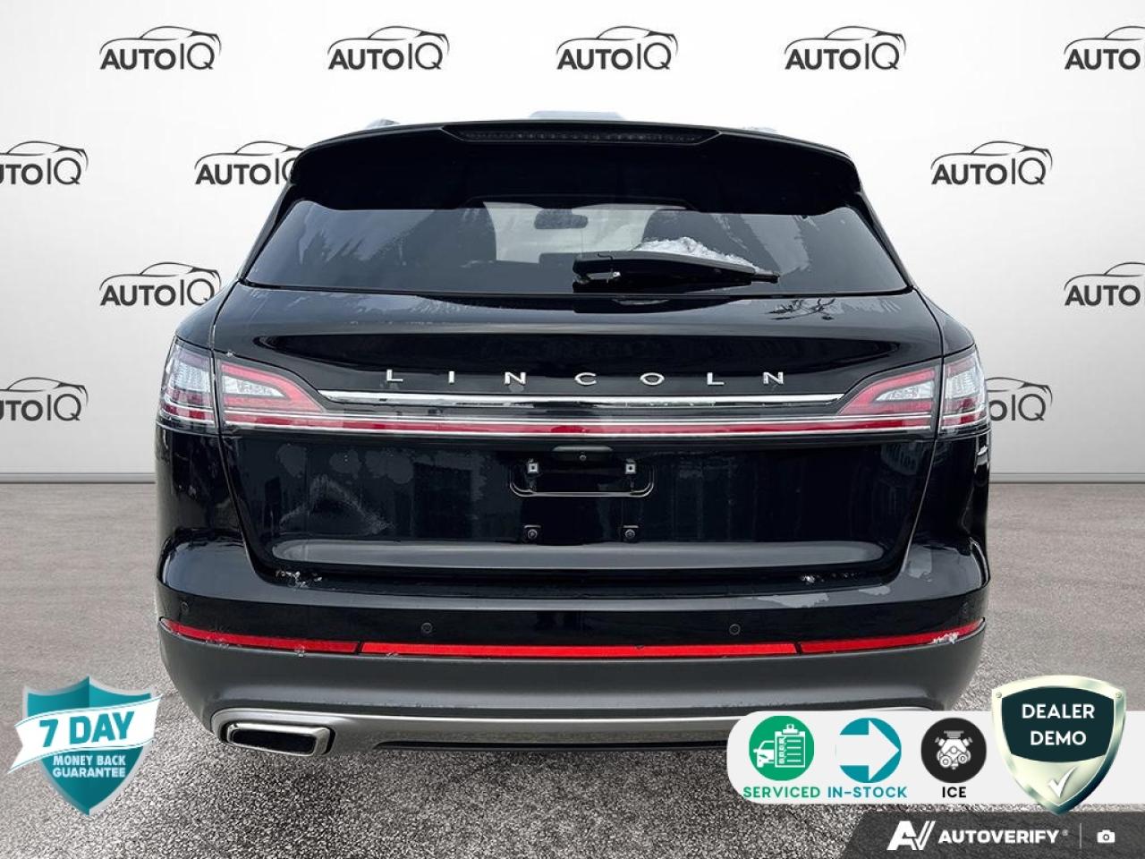 2023 Lincoln Nautilus Reserve Equipment Group 200A|INFINITE BLACK METALLIC|EBONY PERFORATED LEATHER SEATS|2.0L I4 ECO ENG|8-SPD AUTO|MONOCHROMATIC PKG|CARGO ACCESSORIES/MAT PKG|18 MINI SPARE WHEEL W/TIRE|LINEAR BRUSHED ALUM A Photo4