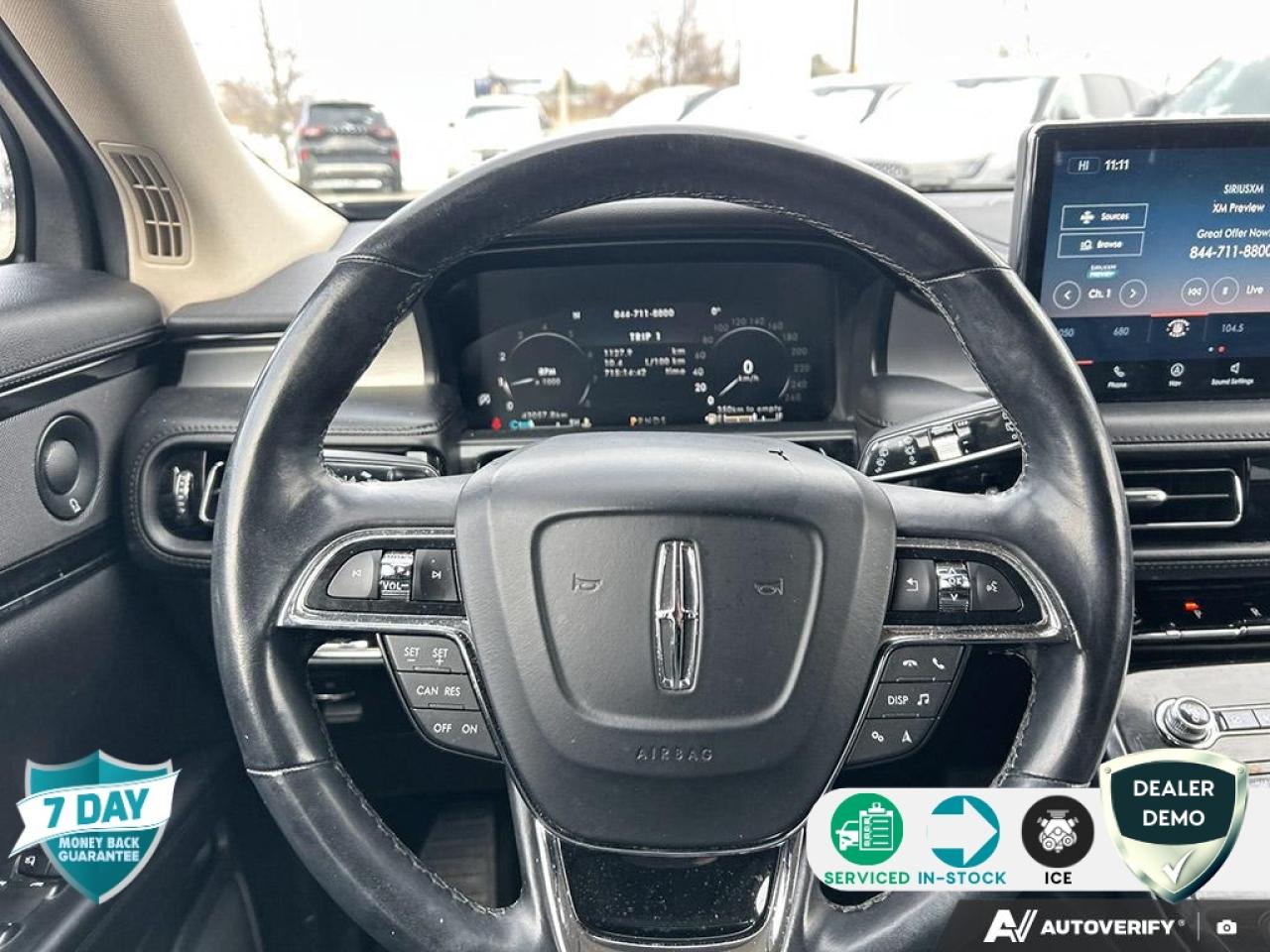 2023 Lincoln Nautilus Reserve Equipment Group 200A|INFINITE BLACK METALLIC|EBONY PERFORATED LEATHER SEATS|2.0L I4 ECO ENG|8-SPD AUTO|MONOCHROMATIC PKG|CARGO ACCESSORIES/MAT PKG|18 MINI SPARE WHEEL W/TIRE|LINEAR BRUSHED ALUM A Photo