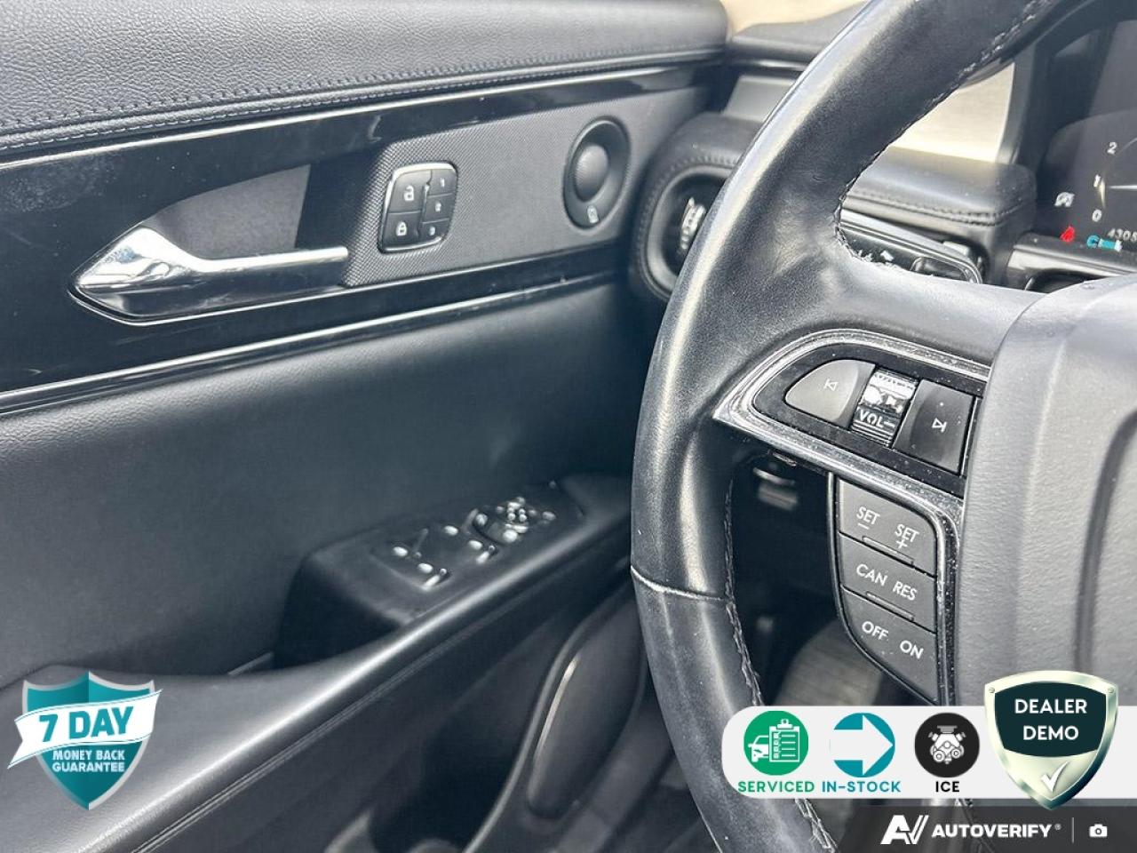 2023 Lincoln Nautilus Reserve Equipment Group 200A|INFINITE BLACK METALLIC|EBONY PERFORATED LEATHER SEATS|2.0L I4 ECO ENG|8-SPD AUTO|MONOCHROMATIC PKG|CARGO ACCESSORIES/MAT PKG|18 MINI SPARE WHEEL W/TIRE|LINEAR BRUSHED ALUM A Photo