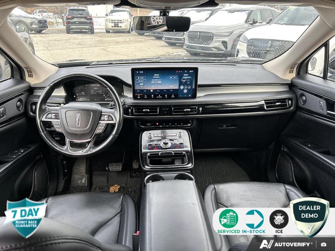 2023 Lincoln Nautilus Reserve Equipment Group 200A|INFINITE BLACK METALLIC|EBONY PERFORATED LEATHER SEATS|2.0L I4 ECO ENG|8-SPD AUTO|MONOCHROMATIC PKG|CARGO ACCESSORIES/MAT PKG|18 MINI SPARE WHEEL W/TIRE|LINEAR BRUSHED ALUM A Photo