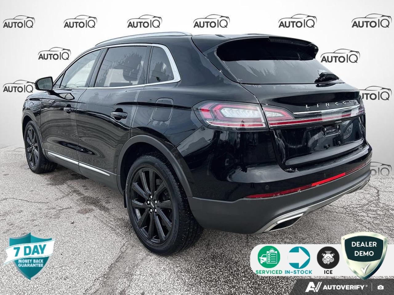 2023 Lincoln Nautilus Reserve Equipment Group 200A|INFINITE BLACK METALLIC|EBONY PERFORATED LEATHER SEATS|2.0L I4 ECO ENG|8-SPD AUTO|MONOCHROMATIC PKG|CARGO ACCESSORIES/MAT PKG|18 MINI SPARE WHEEL W/TIRE|LINEAR BRUSHED ALUM A Photo3