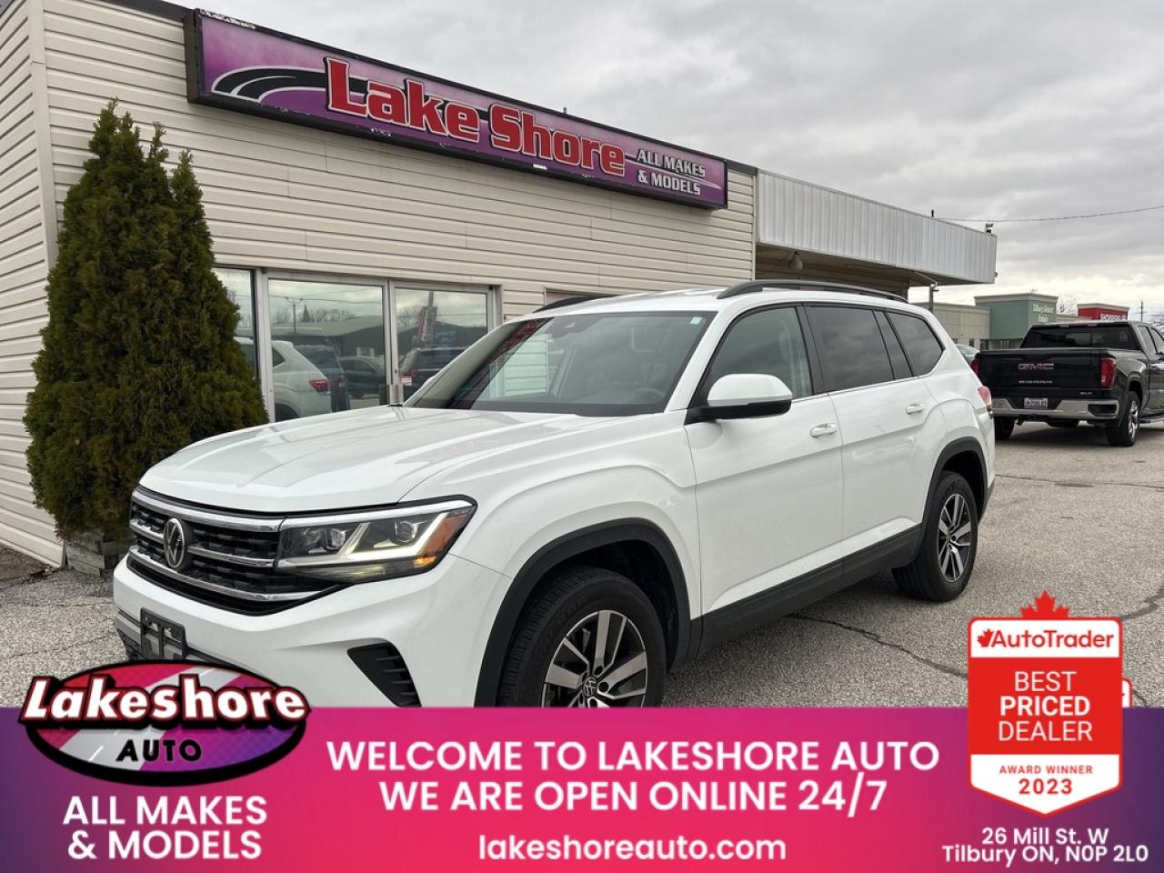 Used 2022 Volkswagen Atlas 3.6 FSI Comfortline COMFORTLINE for sale in Tilbury, ON