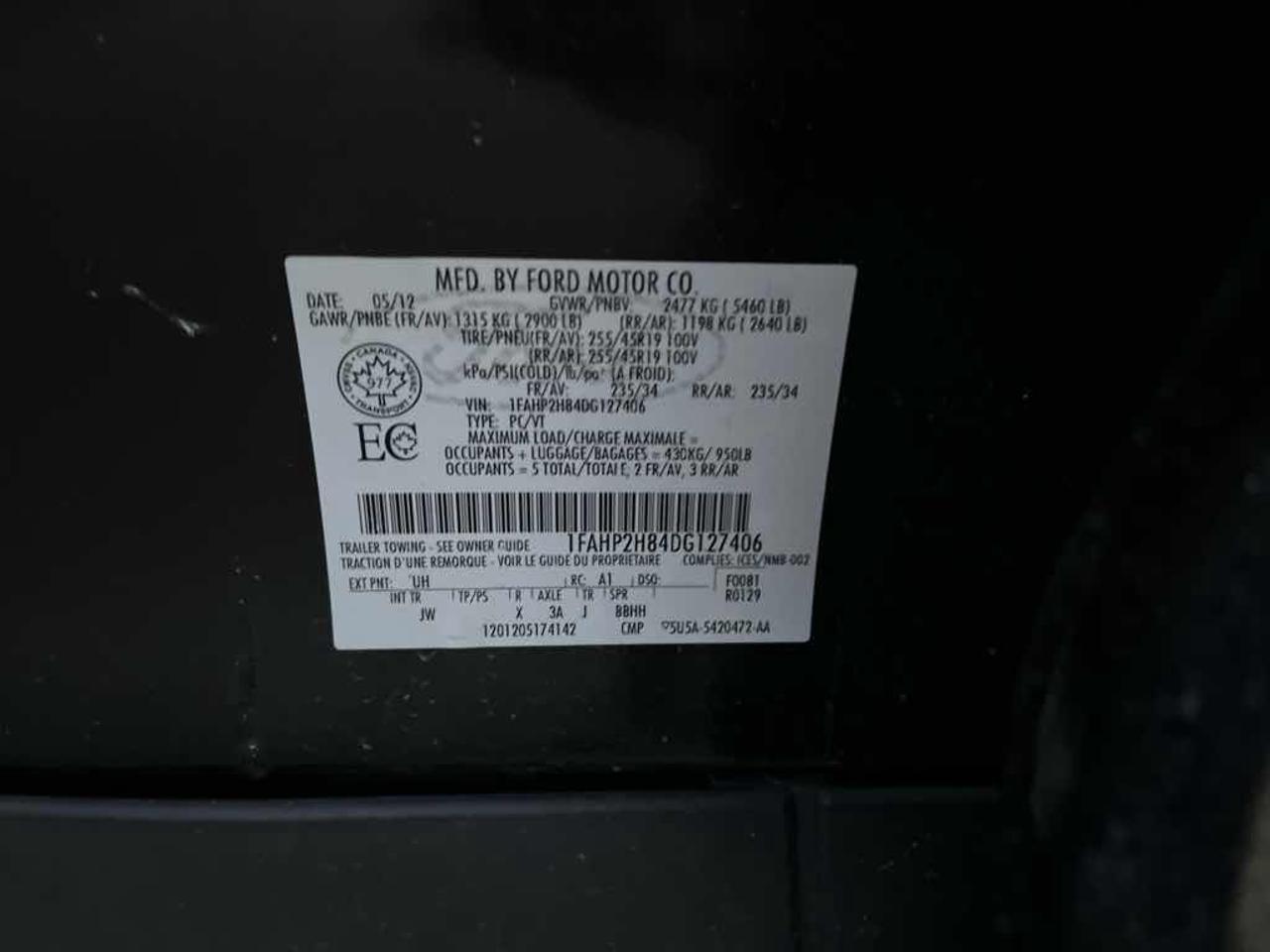 2013 Ford Taurus SEL Photo