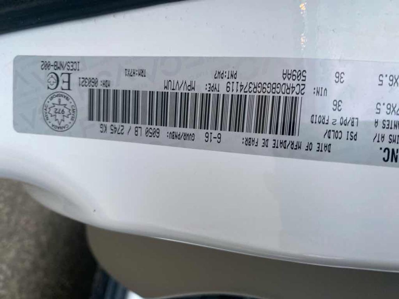 2016 Dodge Grand Caravan SE Photo