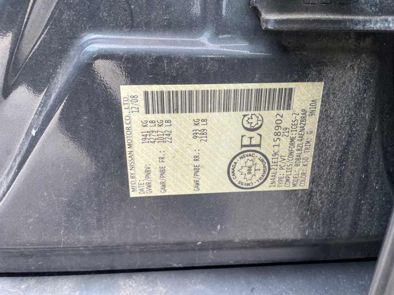 2009 Nissan Altima  Photo