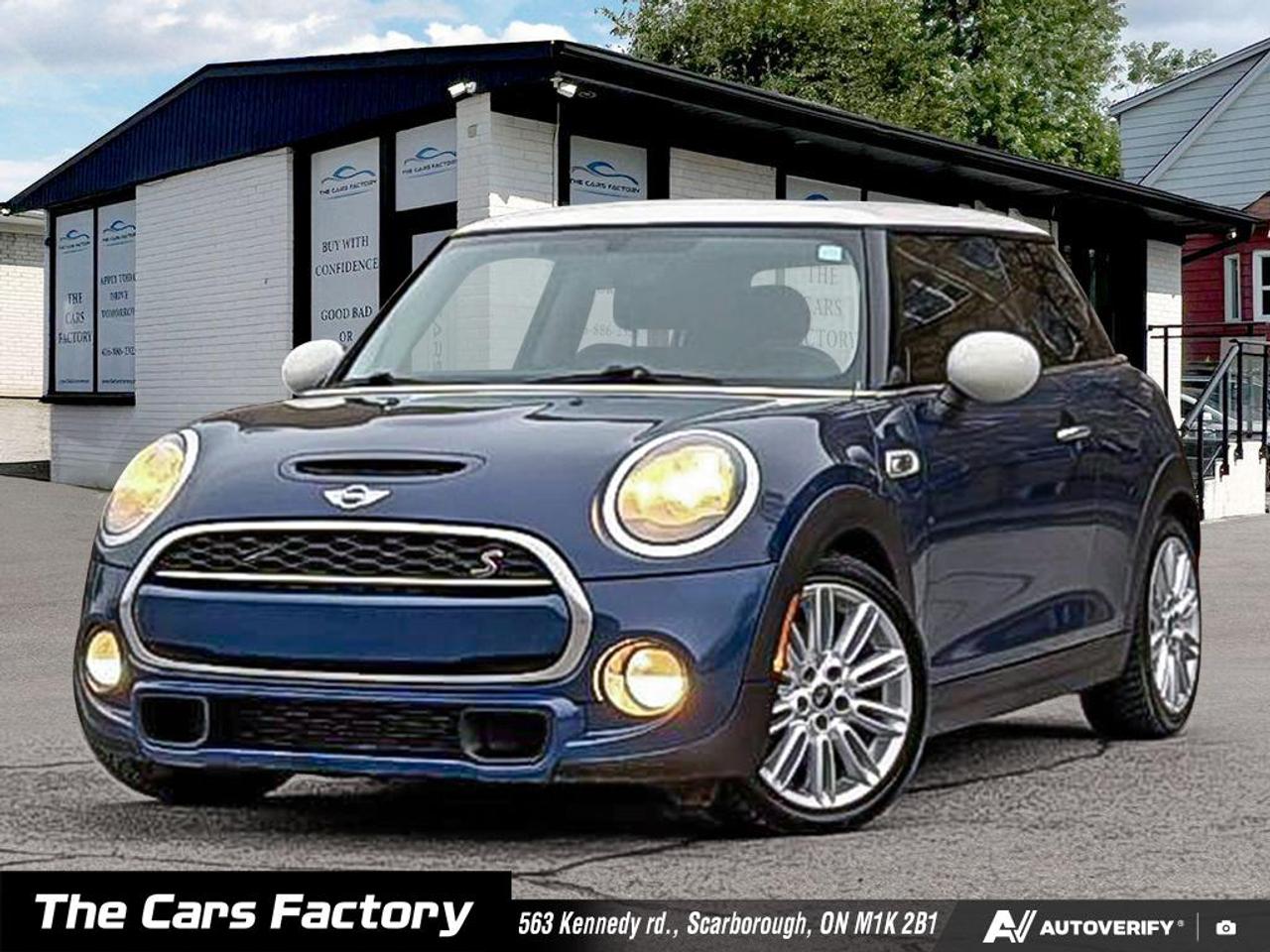 <h3 data-start=115 data-end=177><strong data-start=119 data-end=177>2016 MINI Cooper Hardtop S &ndash; Automatic | Blue on Black</strong></h3><p data-start=179 data-end=445>Experience iconic British styling paired with sporty performance in this <strong data-start=252 data-end=282>2016 MINI Cooper Hardtop S</strong>. Finished in a striking <strong data-start=307 data-end=360>blue exterior with a sleek black leather interior</strong>, this vehicle is <strong data-start=378 data-end=416>exceptionally clean inside and out</strong> and clearly well maintained.</p><p data-start=447 data-end=692>Designed for drivers who appreciate performance and personality, the <strong data-start=516 data-end=528>Cooper S</strong> delivers an engaging driving experience, especially when switched into <strong data-start=600 data-end=614>Sport Mode</strong>, making every drive fun and responsive&mdash;whether in the city or on the highway.</p><p data-start=694 data-end=721><strong data-start=694 data-end=721>Key Features & Options:</strong></p><ul data-start=722 data-end=1110><li data-start=722 data-end=750><p data-start=724 data-end=750><strong data-start=724 data-end=750>Automatic transmission</strong></p></li><li data-start=751 data-end=790><p data-start=753 data-end=790><strong data-start=753 data-end=790>Turbocharged Cooper S performance</strong></p></li><li data-start=791 data-end=851><p data-start=793 data-end=851><strong data-start=793 data-end=807>Sport Mode</strong> for enhanced throttle and handling response</p></li><li data-start=852 data-end=896><p data-start=854 data-end=896><strong data-start=854 data-end=878>Heated leather seats</strong> for added comfort</p></li><li data-start=897 data-end=949><p data-start=899 data-end=949><strong data-start=899 data-end=920>Panoramic sunroof</strong> for an open, airy cabin feel</p></li><li data-start=950 data-end=968><p data-start=952 data-end=968><strong data-start=952 data-end=968>Alloy wheels</strong></p></li><li data-start=969 data-end=1021><p data-start=971 data-end=1021>Premium black interior with a clean, modern layout</p></li><li data-start=1022 data-end=1065><p data-start=1024 data-end=1065>Compact, fuel-efficient, and easy to park</p></li><li data-start=1066 data-end=1110><p data-start=1068 data-end=1110>Smooth ride with excellent road handling</p></li></ul><p data-start=1112 data-end=1246>This MINI is a great choice for anyone looking for a <strong data-start=1165 data-end=1200>stylish, fun-to-drive hatchback</strong> that doesn&rsquo;t sacrifice comfort or efficiency.</p><p data-start=1112 data-end=1246>Available for $11,990 cash, or financed from $9,990 (6.99% O.A.C., finance fee applies).</p><p style=border: 0px solid #e5e7eb; box-sizing: border-box; --tw-border-spacing-x: 0; --tw-border-spacing-y: 0; --tw-translate-x: 0; --tw-translate-y: 0; --tw-rotate: 0; --tw-skew-x: 0; --tw-skew-y: 0; --tw-scale-x: 1; --tw-scale-y: 1; --tw-scroll-snap-strictness: proximity; --tw-ring-offset-width: 0px; --tw-ring-offset-color: #fff; --tw-ring-color: rgba(59,130,246,.5); --tw-ring-offset-shadow: 0 0 #0000; --tw-ring-shadow: 0 0 #0000; --tw-shadow: 0 0 #0000; --tw-shadow-colored: 0 0 #0000; margin: 0px; font-family: Inter, sans-serif; data-start=1330 data-end=1360>&nbsp;</p><p style=border: 0px solid #e5e7eb; box-sizing: border-box; --tw-border-spacing-x: 0; --tw-border-spacing-y: 0; --tw-translate-x: 0; --tw-translate-y: 0; --tw-rotate: 0; --tw-skew-x: 0; --tw-skew-y: 0; --tw-scale-x: 1; --tw-scale-y: 1; --tw-scroll-snap-strictness: proximity; --tw-ring-offset-width: 0px; --tw-ring-offset-color: #fff; --tw-ring-color: rgba(59,130,246,.5); --tw-ring-offset-shadow: 0 0 #0000; --tw-ring-shadow: 0 0 #0000; --tw-shadow: 0 0 #0000; --tw-shadow-colored: 0 0 #0000; margin: 0px; font-family: Inter, sans-serif; data-start=1330 data-end=1360>Welcome to The Cars Factory!</p><p style=border: 0px solid #e5e7eb; box-sizing: border-box; --tw-border-spacing-x: 0; --tw-border-spacing-y: 0; --tw-translate-x: 0; --tw-translate-y: 0; --tw-rotate: 0; --tw-skew-x: 0; --tw-skew-y: 0; --tw-scale-x: 1; --tw-scale-y: 1; --tw-scroll-snap-strictness: proximity; --tw-ring-offset-width: 0px; --tw-ring-offset-color: #fff; --tw-ring-color: rgba(59,130,246,.5); --tw-ring-offset-shadow: 0 0 #0000; --tw-ring-shadow: 0 0 #0000; --tw-shadow: 0 0 #0000; --tw-shadow-colored: 0 0 #0000; margin: 0px; font-family: Inter, sans-serif; data-start=1330 data-end=1360>&nbsp;</p><p style=border: 0px solid #e5e7eb; box-sizing: border-box; --tw-border-spacing-x: 0; --tw-border-spacing-y: 0; --tw-translate-x: 0; --tw-translate-y: 0; --tw-rotate: 0; --tw-skew-x: 0; --tw-skew-y: 0; --tw-scale-x: 1; --tw-scale-y: 1; --tw-scroll-snap-strictness: proximity; --tw-ring-offset-width: 0px; --tw-ring-offset-color: #fff; --tw-ring-color: rgba(59,130,246,.5); --tw-ring-offset-shadow: 0 0 #0000; --tw-ring-shadow: 0 0 #0000; --tw-shadow: 0 0 #0000; --tw-shadow-colored: 0 0 #0000; margin: 0px; font-family: Inter, sans-serif; data-start=1362 data-end=1444>Your Premier Destination for Quality Pre-Owned Vehicles in Scarborough, Ontario!</p><p style=border: 0px solid #e5e7eb; box-sizing: border-box; --tw-border-spacing-x: 0; --tw-border-spacing-y: 0; --tw-translate-x: 0; --tw-translate-y: 0; --tw-rotate: 0; --tw-skew-x: 0; --tw-skew-y: 0; --tw-scale-x: 1; --tw-scale-y: 1; --tw-scroll-snap-strictness: proximity; --tw-ring-offset-width: 0px; --tw-ring-offset-color: #fff; --tw-ring-color: rgba(59,130,246,.5); --tw-ring-offset-shadow: 0 0 #0000; --tw-ring-shadow: 0 0 #0000; --tw-shadow: 0 0 #0000; --tw-shadow-colored: 0 0 #0000; margin: 0px; font-family: Inter, sans-serif; data-start=1362 data-end=1444>&nbsp;</p><p style=border: 0px solid #e5e7eb; box-sizing: border-box; --tw-border-spacing-x: 0; --tw-border-spacing-y: 0; --tw-translate-x: 0; --tw-translate-y: 0; --tw-rotate: 0; --tw-skew-x: 0; --tw-skew-y: 0; --tw-scale-x: 1; --tw-scale-y: 1; --tw-scroll-snap-strictness: proximity; --tw-ring-offset-width: 0px; --tw-ring-offset-color: #fff; --tw-ring-color: rgba(59,130,246,.5); --tw-ring-offset-shadow: 0 0 #0000; --tw-ring-shadow: 0 0 #0000; --tw-shadow: 0 0 #0000; --tw-shadow-colored: 0 0 #0000; margin: 0px; font-family: Inter, sans-serif; data-start=1446 data-end=1579>Located at 563 Kennedy Rd., Scarborough, Ontario, Canada</p><p style=border: 0px solid #e5e7eb; box-sizing: border-box; --tw-border-spacing-x: 0; --tw-border-spacing-y: 0; --tw-translate-x: 0; --tw-translate-y: 0; --tw-rotate: 0; --tw-skew-x: 0; --tw-skew-y: 0; --tw-scale-x: 1; --tw-scale-y: 1; --tw-scroll-snap-strictness: proximity; --tw-ring-offset-width: 0px; --tw-ring-offset-color: #fff; --tw-ring-color: rgba(59,130,246,.5); --tw-ring-offset-shadow: 0 0 #0000; --tw-ring-shadow: 0 0 #0000; --tw-shadow: 0 0 #0000; --tw-shadow-colored: 0 0 #0000; margin: 0px; font-family: Inter, sans-serif; data-start=1446 data-end=1579><br style=border: 0px solid #e5e7eb; box-sizing: border-box; --tw-border-spacing-x: 0; --tw-border-spacing-y: 0; --tw-translate-x: 0; --tw-translate-y: 0; --tw-rotate: 0; --tw-skew-x: 0; --tw-skew-y: 0; --tw-scale-x: 1; --tw-scale-y: 1; --tw-scroll-snap-strictness: proximity; --tw-ring-offset-width: 0px; --tw-ring-offset-color: #fff; --tw-ring-color: rgba(59,130,246,.5); --tw-ring-offset-shadow: 0 0 #0000; --tw-ring-shadow: 0 0 #0000; --tw-shadow: 0 0 #0000; --tw-shadow-colored: 0 0 #0000; data-start=1502 data-end=1505>Appointments Available &ndash; Personalized, hassle-free service just for you!</p><p style=border: 0px solid #e5e7eb; box-sizing: border-box; --tw-border-spacing-x: 0; --tw-border-spacing-y: 0; --tw-translate-x: 0; --tw-translate-y: 0; --tw-rotate: 0; --tw-skew-x: 0; --tw-skew-y: 0; --tw-scale-x: 1; --tw-scale-y: 1; --tw-scroll-snap-strictness: proximity; --tw-ring-offset-width: 0px; --tw-ring-offset-color: #fff; --tw-ring-color: rgba(59,130,246,.5); --tw-ring-offset-shadow: 0 0 #0000; --tw-ring-shadow: 0 0 #0000; --tw-shadow: 0 0 #0000; --tw-shadow-colored: 0 0 #0000; margin: 0px; font-family: Inter, sans-serif; data-start=1581 data-end=2010>&nbsp;</p><p style=border: 0px solid #e5e7eb; box-sizing: border-box; --tw-border-spacing-x: 0; --tw-border-spacing-y: 0; --tw-translate-x: 0; --tw-translate-y: 0; --tw-rotate: 0; --tw-skew-x: 0; --tw-skew-y: 0; --tw-scale-x: 1; --tw-scale-y: 1; --tw-scroll-snap-strictness: proximity; --tw-ring-offset-width: 0px; --tw-ring-offset-color: #fff; --tw-ring-color: rgba(59,130,246,.5); --tw-ring-offset-shadow: 0 0 #0000; --tw-ring-shadow: 0 0 #0000; --tw-shadow: 0 0 #0000; --tw-shadow-colored: 0 0 #0000; margin: 0px; font-family: Inter, sans-serif; data-start=1581 data-end=2010>CERTIFIED VEHICLES YOU CAN TRUST!<br style=border: 0px solid #e5e7eb; box-sizing: border-box; --tw-border-spacing-x: 0; --tw-border-spacing-y: 0; --tw-translate-x: 0; --tw-translate-y: 0; --tw-rotate: 0; --tw-skew-x: 0; --tw-skew-y: 0; --tw-scale-x: 1; --tw-scale-y: 1; --tw-scroll-snap-strictness: proximity; --tw-ring-offset-width: 0px; --tw-ring-offset-color: #fff; --tw-ring-color: rgba(59,130,246,.5); --tw-ring-offset-shadow: 0 0 #0000; --tw-ring-shadow: 0 0 #0000; --tw-shadow: 0 0 #0000; --tw-shadow-colored: 0 0 #0000; data-start=1614 data-end=1617>Drive with confidence knowing your vehicle has passed our comprehensive safety inspection &ndash; going above and beyond industry standards! We also include a fresh oil change and professional detailing before your car hits the road.<br style=border: 0px solid #e5e7eb; box-sizing: border-box; --tw-border-spacing-x: 0; --tw-border-spacing-y: 0; --tw-translate-x: 0; --tw-translate-y: 0; --tw-rotate: 0; --tw-skew-x: 0; --tw-skew-y: 0; --tw-scale-x: 1; --tw-scale-y: 1; --tw-scroll-snap-strictness: proximity; --tw-ring-offset-width: 0px; --tw-ring-offset-color: #fff; --tw-ring-color: rgba(59,130,246,.5); --tw-ring-offset-shadow: 0 0 #0000; --tw-ring-shadow: 0 0 #0000; --tw-shadow: 0 0 #0000; --tw-shadow-colored: 0 0 #0000; data-start=1844 data-end=1847>Certification Package available for only $899.<br style=border: 0px solid #e5e7eb; box-sizing: border-box; --tw-border-spacing-x: 0; --tw-border-spacing-y: 0; --tw-translate-x: 0; --tw-translate-y: 0; --tw-rotate: 0; --tw-skew-x: 0; --tw-skew-y: 0; --tw-scale-x: 1; --tw-scale-y: 1; --tw-scroll-snap-strictness: proximity; --tw-ring-offset-width: 0px; --tw-ring-offset-color: #fff; --tw-ring-color: rgba(59,130,246,.5); --tw-ring-offset-shadow: 0 0 #0000; --tw-ring-shadow: 0 0 #0000; --tw-shadow: 0 0 #0000; --tw-shadow-colored: 0 0 #0000; data-start=1893 data-end=1896>Note: Vehicles are not drivable unless certified and e-tested. All trade-ins welcome! Taxes and licensing extra.</p><p style=border: 0px solid #e5e7eb; box-sizing: border-box; --tw-border-spacing-x: 0; --tw-border-spacing-y: 0; --tw-translate-x: 0; --tw-translate-y: 0; --tw-rotate: 0; --tw-skew-x: 0; --tw-skew-y: 0; --tw-scale-x: 1; --tw-scale-y: 1; --tw-scroll-snap-strictness: proximity; --tw-ring-offset-width: 0px; --tw-ring-offset-color: #fff; --tw-ring-color: rgba(59,130,246,.5); --tw-ring-offset-shadow: 0 0 #0000; --tw-ring-shadow: 0 0 #0000; --tw-shadow: 0 0 #0000; --tw-shadow-colored: 0 0 #0000; margin: 0px; font-family: Inter, sans-serif; data-start=2012 data-end=2293>&nbsp;</p><p style=border: 0px solid #e5e7eb; box-sizing: border-box; --tw-border-spacing-x: 0; --tw-border-spacing-y: 0; --tw-translate-x: 0; --tw-translate-y: 0; --tw-rotate: 0; --tw-skew-x: 0; --tw-skew-y: 0; --tw-scale-x: 1; --tw-scale-y: 1; --tw-scroll-snap-strictness: proximity; --tw-ring-offset-width: 0px; --tw-ring-offset-color: #fff; --tw-ring-color: rgba(59,130,246,.5); --tw-ring-offset-shadow: 0 0 #0000; --tw-ring-shadow: 0 0 #0000; --tw-shadow: 0 0 #0000; --tw-shadow-colored: 0 0 #0000; margin: 0px; font-family: Inter, sans-serif; data-start=2012 data-end=2293>EASY FINANCING &ndash; APPROVALS MADE SIMPLE!<br style=border: 0px solid #e5e7eb; box-sizing: border-box; --tw-border-spacing-x: 0; --tw-border-spacing-y: 0; --tw-translate-x: 0; --tw-translate-y: 0; --tw-rotate: 0; --tw-skew-x: 0; --tw-skew-y: 0; --tw-scale-x: 1; --tw-scale-y: 1; --tw-scroll-snap-strictness: proximity; --tw-ring-offset-width: 0px; --tw-ring-offset-color: #fff; --tw-ring-color: rgba(59,130,246,.5); --tw-ring-offset-shadow: 0 0 #0000; --tw-ring-shadow: 0 0 #0000; --tw-shadow: 0 0 #0000; --tw-shadow-colored: 0 0 #0000; data-start=2051 data-end=2054>No credit? New to Canada? Struggling with past credit history? We specialize in getting you approved! Our expert finance team will work with you no matter your situation &ndash; whether it&rsquo;s a history of bankruptcy, collections, or bad credit.</p><ul style=border: 0px solid #e5e7eb; box-sizing: border-box; --tw-border-spacing-x: 0; --tw-border-spacing-y: 0; --tw-translate-x: 0; --tw-translate-y: 0; --tw-rotate: 0; --tw-skew-x: 0; --tw-skew-y: 0; --tw-scale-x: 1; --tw-scale-y: 1; --tw-scroll-snap-strictness: proximity; --tw-ring-offset-width: 0px; --tw-ring-offset-color: #fff; --tw-ring-color: rgba(59,130,246,.5); --tw-ring-offset-shadow: 0 0 #0000; --tw-ring-shadow: 0 0 #0000; --tw-shadow: 0 0 #0000; --tw-shadow-colored: 0 0 #0000; list-style: none; margin: 0px; padding: 0px; font-family: Inter, sans-serif; data-start=2295 data-end=2448><li style=border: 0px solid #e5e7eb; box-sizing: border-box; --tw-border-spacing-x: 0; --tw-border-spacing-y: 0; --tw-translate-x: 0; --tw-translate-y: 0; --tw-rotate: 0; --tw-skew-x: 0; --tw-skew-y: 0; --tw-scale-x: 1; --tw-scale-y: 1; --tw-scroll-snap-strictness: proximity; --tw-ring-offset-width: 0px; --tw-ring-offset-color: #fff; --tw-ring-color: rgba(59,130,246,.5); --tw-ring-offset-shadow: 0 0 #0000; --tw-ring-shadow: 0 0 #0000; --tw-shadow: 0 0 #0000; --tw-shadow-colored: 0 0 #0000; data-start=2295 data-end=2345>&nbsp;</li><li style=border: 0px solid #e5e7eb; box-sizing: border-box; --tw-border-spacing-x: 0; --tw-border-spacing-y: 0; --tw-translate-x: 0; --tw-translate-y: 0; --tw-rotate: 0; --tw-skew-x: 0; --tw-skew-y: 0; --tw-scale-x: 1; --tw-scale-y: 1; --tw-scroll-snap-strictness: proximity; --tw-ring-offset-width: 0px; --tw-ring-offset-color: #fff; --tw-ring-color: rgba(59,130,246,.5); --tw-ring-offset-shadow: 0 0 #0000; --tw-ring-shadow: 0 0 #0000; --tw-shadow: 0 0 #0000; --tw-shadow-colored: 0 0 #0000; data-start=2295 data-end=2345><p style=border: 0px solid #e5e7eb; box-sizing: border-box; --tw-border-spacing-x: 0; --tw-border-spacing-y: 0; --tw-translate-x: 0; --tw-translate-y: 0; --tw-rotate: 0; --tw-skew-x: 0; --tw-skew-y: 0; --tw-scale-x: 1; --tw-scale-y: 1; --tw-scroll-snap-strictness: proximity; --tw-ring-offset-width: 0px; --tw-ring-offset-color: #fff; --tw-ring-color: rgba(59,130,246,.5); --tw-ring-offset-shadow: 0 0 #0000; --tw-ring-shadow: 0 0 #0000; --tw-shadow: 0 0 #0000; --tw-shadow-colored: 0 0 #0000; margin: 0px; data-start=2297 data-end=2345>On-the-spot financing &ndash; Get approved instantly</p></li><li style=border: 0px solid #e5e7eb; box-sizing: border-box; --tw-border-spacing-x: 0; --tw-border-spacing-y: 0; --tw-translate-x: 0; --tw-translate-y: 0; --tw-rotate: 0; --tw-skew-x: 0; --tw-skew-y: 0; --tw-scale-x: 1; --tw-scale-y: 1; --tw-scroll-snap-strictness: proximity; --tw-ring-offset-width: 0px; --tw-ring-offset-color: #fff; --tw-ring-color: rgba(59,130,246,.5); --tw-ring-offset-shadow: 0 0 #0000; --tw-ring-shadow: 0 0 #0000; --tw-shadow: 0 0 #0000; --tw-shadow-colored: 0 0 #0000; data-start=2346 data-end=2392><p style=border: 0px solid #e5e7eb; box-sizing: border-box; --tw-border-spacing-x: 0; --tw-border-spacing-y: 0; --tw-translate-x: 0; --tw-translate-y: 0; --tw-rotate: 0; --tw-skew-x: 0; --tw-skew-y: 0; --tw-scale-x: 1; --tw-scale-y: 1; --tw-scroll-snap-strictness: proximity; --tw-ring-offset-width: 0px; --tw-ring-offset-color: #fff; --tw-ring-color: rgba(59,130,246,.5); --tw-ring-offset-shadow: 0 0 #0000; --tw-ring-shadow: 0 0 #0000; --tw-shadow: 0 0 #0000; --tw-shadow-colored: 0 0 #0000; margin: 0px; data-start=2348 data-end=2392>Bad credit? You&rsquo;re still likely to qualify</p></li><li style=border: 0px solid #e5e7eb; box-sizing: border-box; --tw-border-spacing-x: 0; --tw-border-spacing-y: 0; --tw-translate-x: 0; --tw-translate-y: 0; --tw-rotate: 0; --tw-skew-x: 0; --tw-skew-y: 0; --tw-scale-x: 1; --tw-scale-y: 1; --tw-scroll-snap-strictness: proximity; --tw-ring-offset-width: 0px; --tw-ring-offset-color: #fff; --tw-ring-color: rgba(59,130,246,.5); --tw-ring-offset-shadow: 0 0 #0000; --tw-ring-shadow: 0 0 #0000; --tw-shadow: 0 0 #0000; --tw-shadow-colored: 0 0 #0000; data-start=2393 data-end=2448><p style=border: 0px solid #e5e7eb; box-sizing: border-box; --tw-border-spacing-x: 0; --tw-border-spacing-y: 0; --tw-translate-x: 0; --tw-translate-y: 0; --tw-rotate: 0; --tw-skew-x: 0; --tw-skew-y: 0; --tw-scale-x: 1; --tw-scale-y: 1; --tw-scroll-snap-strictness: proximity; --tw-ring-offset-width: 0px; --tw-ring-offset-color: #fff; --tw-ring-color: rgba(59,130,246,.5); --tw-ring-offset-shadow: 0 0 #0000; --tw-ring-shadow: 0 0 #0000; --tw-shadow: 0 0 #0000; --tw-shadow-colored: 0 0 #0000; margin: 0px; data-start=2395 data-end=2448>Take control and start rebuilding your credit today</p></li></ul><p style=border: 0px solid #e5e7eb; box-sizing: border-box; --tw-border-spacing-x: 0; --tw-border-spacing-y: 0; --tw-translate-x: 0; --tw-translate-y: 0; --tw-rotate: 0; --tw-skew-x: 0; --tw-skew-y: 0; --tw-scale-x: 1; --tw-scale-y: 1; --tw-scroll-snap-strictness: proximity; --tw-ring-offset-width: 0px; --tw-ring-offset-color: #fff; --tw-ring-color: rgba(59,130,246,.5); --tw-ring-offset-shadow: 0 0 #0000; --tw-ring-shadow: 0 0 #0000; --tw-shadow: 0 0 #0000; --tw-shadow-colored: 0 0 #0000; margin: 0px; font-family: Inter, sans-serif; data-start=2450 data-end=2511>Please note: Financing is subject to an administrative fee.</p><p style=border: 0px solid #e5e7eb; box-sizing: border-box; --tw-border-spacing-x: 0; --tw-border-spacing-y: 0; --tw-translate-x: 0; --tw-translate-y: 0; --tw-rotate: 0; --tw-skew-x: 0; --tw-skew-y: 0; --tw-scale-x: 1; --tw-scale-y: 1; --tw-scroll-snap-strictness: proximity; --tw-ring-offset-width: 0px; --tw-ring-offset-color: #fff; --tw-ring-color: rgba(59,130,246,.5); --tw-ring-offset-shadow: 0 0 #0000; --tw-ring-shadow: 0 0 #0000; --tw-shadow: 0 0 #0000; --tw-shadow-colored: 0 0 #0000; margin: 0px; font-family: Inter, sans-serif; data-start=2513 data-end=2803>&nbsp;</p><p style=border: 0px solid #e5e7eb; box-sizing: border-box; --tw-border-spacing-x: 0; --tw-border-spacing-y: 0; --tw-translate-x: 0; --tw-translate-y: 0; --tw-rotate: 0; --tw-skew-x: 0; --tw-skew-y: 0; --tw-scale-x: 1; --tw-scale-y: 1; --tw-scroll-snap-strictness: proximity; --tw-ring-offset-width: 0px; --tw-ring-offset-color: #fff; --tw-ring-color: rgba(59,130,246,.5); --tw-ring-offset-shadow: 0 0 #0000; --tw-ring-shadow: 0 0 #0000; --tw-shadow: 0 0 #0000; --tw-shadow-colored: 0 0 #0000; margin: 0px; font-family: Inter, sans-serif; data-start=2513 data-end=2803>PEACE OF MIND WITH EXTENDED WARRANTIES!<br style=border: 0px solid #e5e7eb; box-sizing: border-box; --tw-border-spacing-x: 0; --tw-border-spacing-y: 0; --tw-translate-x: 0; --tw-translate-y: 0; --tw-rotate: 0; --tw-skew-x: 0; --tw-skew-y: 0; --tw-scale-x: 1; --tw-scale-y: 1; --tw-scroll-snap-strictness: proximity; --tw-ring-offset-width: 0px; --tw-ring-offset-color: #fff; --tw-ring-color: rgba(59,130,246,.5); --tw-ring-offset-shadow: 0 0 #0000; --tw-ring-shadow: 0 0 #0000; --tw-shadow: 0 0 #0000; --tw-shadow-colored: 0 0 #0000; data-start=2552 data-end=2555>Don&rsquo;t leave your vehicle&rsquo;s future to chance! Protect your investment with an eligible extended warranty. We offer customizable coverage options that give you the peace of mind you deserve. Speak with our team to find the best plan for your needs!</p><p style=border: 0px solid #e5e7eb; box-sizing: border-box; --tw-border-spacing-x: 0; --tw-border-spacing-y: 0; --tw-translate-x: 0; --tw-translate-y: 0; --tw-rotate: 0; --tw-skew-x: 0; --tw-skew-y: 0; --tw-scale-x: 1; --tw-scale-y: 1; --tw-scroll-snap-strictness: proximity; --tw-ring-offset-width: 0px; --tw-ring-offset-color: #fff; --tw-ring-color: rgba(59,130,246,.5); --tw-ring-offset-shadow: 0 0 #0000; --tw-ring-shadow: 0 0 #0000; --tw-shadow: 0 0 #0000; --tw-shadow-colored: 0 0 #0000; margin: 0px; font-family: Inter, sans-serif; data-start=2805 data-end=3070>&nbsp;</p><p style=border: 0px solid #e5e7eb; box-sizing: border-box; --tw-border-spacing-x: 0; --tw-border-spacing-y: 0; --tw-translate-x: 0; --tw-translate-y: 0; --tw-rotate: 0; --tw-skew-x: 0; --tw-skew-y: 0; --tw-scale-x: 1; --tw-scale-y: 1; --tw-scroll-snap-strictness: proximity; --tw-ring-offset-width: 0px; --tw-ring-offset-color: #fff; --tw-ring-color: rgba(59,130,246,.5); --tw-ring-offset-shadow: 0 0 #0000; --tw-ring-shadow: 0 0 #0000; --tw-shadow: 0 0 #0000; --tw-shadow-colored: 0 0 #0000; margin: 0px; font-family: Inter, sans-serif; data-start=2805 data-end=3070>NO-HAGGLE PRICING &ndash; THE BEST DEAL, GUARANTEED!<br style=border: 0px solid #e5e7eb; box-sizing: border-box; --tw-border-spacing-x: 0; --tw-border-spacing-y: 0; --tw-translate-x: 0; --tw-translate-y: 0; --tw-rotate: 0; --tw-skew-x: 0; --tw-skew-y: 0; --tw-scale-x: 1; --tw-scale-y: 1; --tw-scroll-snap-strictness: proximity; --tw-ring-offset-width: 0px; --tw-ring-offset-color: #fff; --tw-ring-color: rgba(59,130,246,.5); --tw-ring-offset-shadow: 0 0 #0000; --tw-ring-shadow: 0 0 #0000; --tw-shadow: 0 0 #0000; --tw-shadow-colored: 0 0 #0000; data-start=2851 data-end=2854>The Cars Factory ensures you get the best price from day one! With no-haggle pricing and constant market monitoring, we guarantee you&rsquo;re always getting an unbeatable deal. No surprises, no stress &ndash; just pure value!</p><p style=border: 0px solid #e5e7eb; box-sizing: border-box; --tw-border-spacing-x: 0; --tw-border-spacing-y: 0; --tw-translate-x: 0; --tw-translate-y: 0; --tw-rotate: 0; --tw-skew-x: 0; --tw-skew-y: 0; --tw-scale-x: 1; --tw-scale-y: 1; --tw-scroll-snap-strictness: proximity; --tw-ring-offset-width: 0px; --tw-ring-offset-color: #fff; --tw-ring-color: rgba(59,130,246,.5); --tw-ring-offset-shadow: 0 0 #0000; --tw-ring-shadow: 0 0 #0000; --tw-shadow: 0 0 #0000; --tw-shadow-colored: 0 0 #0000; margin: 0px; font-family: Inter, sans-serif; data-start=3072 data-end=3102>&nbsp;</p><p style=border: 0px solid #e5e7eb; box-sizing: border-box; --tw-border-spacing-x: 0; --tw-border-spacing-y: 0; --tw-translate-x: 0; --tw-translate-y: 0; --tw-rotate: 0; --tw-skew-x: 0; --tw-skew-y: 0; --tw-scale-x: 1; --tw-scale-y: 1; --tw-scroll-snap-strictness: proximity; --tw-ring-offset-width: 0px; --tw-ring-offset-color: #fff; --tw-ring-color: rgba(59,130,246,.5); --tw-ring-offset-shadow: 0 0 #0000; --tw-ring-shadow: 0 0 #0000; --tw-shadow: 0 0 #0000; --tw-shadow-colored: 0 0 #0000; margin: 0px; font-family: Inter, sans-serif; data-start=3072 data-end=3102>Why Choose The Cars Factory?</p><p style=border: 0px solid #e5e7eb; box-sizing: border-box; --tw-border-spacing-x: 0; --tw-border-spacing-y: 0; --tw-translate-x: 0; --tw-translate-y: 0; --tw-rotate: 0; --tw-skew-x: 0; --tw-skew-y: 0; --tw-scale-x: 1; --tw-scale-y: 1; --tw-scroll-snap-strictness: proximity; --tw-ring-offset-width: 0px; --tw-ring-offset-color: #fff; --tw-ring-color: rgba(59,130,246,.5); --tw-ring-offset-shadow: 0 0 #0000; --tw-ring-shadow: 0 0 #0000; --tw-shadow: 0 0 #0000; --tw-shadow-colored: 0 0 #0000; margin: 0px; font-family: Inter, sans-serif; data-start=3104 data-end=3352>&nbsp;</p><p style=border: 0px solid #e5e7eb; box-sizing: border-box; --tw-border-spacing-x: 0; --tw-border-spacing-y: 0; --tw-translate-x: 0; --tw-translate-y: 0; --tw-rotate: 0; --tw-skew-x: 0; --tw-skew-y: 0; --tw-scale-x: 1; --tw-scale-y: 1; --tw-scroll-snap-strictness: proximity; --tw-ring-offset-width: 0px; --tw-ring-offset-color: #fff; --tw-ring-color: rgba(59,130,246,.5); --tw-ring-offset-shadow: 0 0 #0000; --tw-ring-shadow: 0 0 #0000; --tw-shadow: 0 0 #0000; --tw-shadow-colored: 0 0 #0000; margin: 0px; font-family: Inter, sans-serif; data-start=3104 data-end=3352>At The Cars Factory, we put quality, transparency, and customer satisfaction at the forefront of everything we do. Our goal is to deliver the best experience for every customer, with a focus on making your car-buying journey smooth and enjoyable.</p><p style=border: 0px solid #e5e7eb; box-sizing: border-box; --tw-border-spacing-x: 0; --tw-border-spacing-y: 0; --tw-translate-x: 0; --tw-translate-y: 0; --tw-rotate: 0; --tw-skew-x: 0; --tw-skew-y: 0; --tw-scale-x: 1; --tw-scale-y: 1; --tw-scroll-snap-strictness: proximity; --tw-ring-offset-width: 0px; --tw-ring-offset-color: #fff; --tw-ring-color: rgba(59,130,246,.5); --tw-ring-offset-shadow: 0 0 #0000; --tw-ring-shadow: 0 0 #0000; --tw-shadow: 0 0 #0000; --tw-shadow-colored: 0 0 #0000; margin: 0px; font-family: Inter, sans-serif; data-start=3354 data-end=3500>&nbsp;</p><p style=border: 0px solid #e5e7eb; box-sizing: border-box; --tw-border-spacing-x: 0; --tw-border-spacing-y: 0; --tw-translate-x: 0; --tw-translate-y: 0; --tw-rotate: 0; --tw-skew-x: 0; --tw-skew-y: 0; --tw-scale-x: 1; --tw-scale-y: 1; --tw-scroll-snap-strictness: proximity; --tw-ring-offset-width: 0px; --tw-ring-offset-color: #fff; --tw-ring-color: rgba(59,130,246,.5); --tw-ring-offset-shadow: 0 0 #0000; --tw-ring-shadow: 0 0 #0000; --tw-shadow: 0 0 #0000; --tw-shadow-colored: 0 0 #0000; margin: 0px; font-family: Inter, sans-serif; data-start=3354 data-end=3500>Book your appointment today and discover why The Cars Factory is the smart choice for your next vehicle! Don&rsquo;t miss out on our unbeatable deals!</p><hr style=border-color: #e5e7eb; border-image: initial; box-sizing: border-box; --tw-border-spacing-x: 0; --tw-border-spacing-y: 0; --tw-translate-x: 0; --tw-translate-y: 0; --tw-rotate: 0; --tw-skew-x: 0; --tw-skew-y: 0; --tw-scale-x: 1; --tw-scale-y: 1; --tw-scroll-snap-strictness: proximity; --tw-ring-offset-width: 0px; --tw-ring-offset-color: #fff; --tw-ring-color: rgba(59,130,246,.5); --tw-ring-offset-shadow: 0 0 #0000; --tw-ring-shadow: 0 0 #0000; --tw-shadow: 0 0 #0000; --tw-shadow-colored: 0 0 #0000; color: inherit; height: 0px; margin: 0px; font-family: Inter, sans-serif; data-start=3502 data-end=3507><p style=border: 0px solid #e5e7eb; box-sizing: border-box; --tw-border-spacing-x: 0; --tw-border-spacing-y: 0; --tw-translate-x: 0; --tw-translate-y: 0; --tw-rotate: 0; --tw-skew-x: 0; --tw-skew-y: 0; --tw-scale-x: 1; --tw-scale-y: 1; --tw-scroll-snap-strictness: proximity; --tw-ring-offset-width: 0px; --tw-ring-offset-color: #fff; --tw-ring-color: rgba(59,130,246,.5); --tw-ring-offset-shadow: 0 0 #0000; --tw-ring-shadow: 0 0 #0000; --tw-shadow: 0 0 #0000; --tw-shadow-colored: 0 0 #0000; margin: 0px; font-family: Inter, sans-serif;>&nbsp;<span style=border: 0px solid #e5e7eb; box-sizing: border-box; --tw-border-spacing-x: 0; --tw-border-spacing-y: 0; --tw-translate-x: 0; --tw-translate-y: 0; --tw-rotate: 0; --tw-skew-x: 0; --tw-skew-y: 0; --tw-scale-x: 1; --tw-scale-y: 1; --tw-scroll-snap-strictness: proximity; --tw-ring-offset-width: 0px; --tw-ring-offset-color: #fff; --tw-ring-color: rgba(59,130,246,.5); --tw-ring-offset-shadow: 0 0 #0000; --tw-ring-shadow: 0 0 #0000; --tw-shadow: 0 0 #0000; --tw-shadow-colored: 0 0 #0000; font-weight: bolder; data-start=3509 data-end=3524>Disclaimer:</span>&nbsp;All vehicles are subject to HST, licensing fees, and a $22 OMVIC fee.</p>