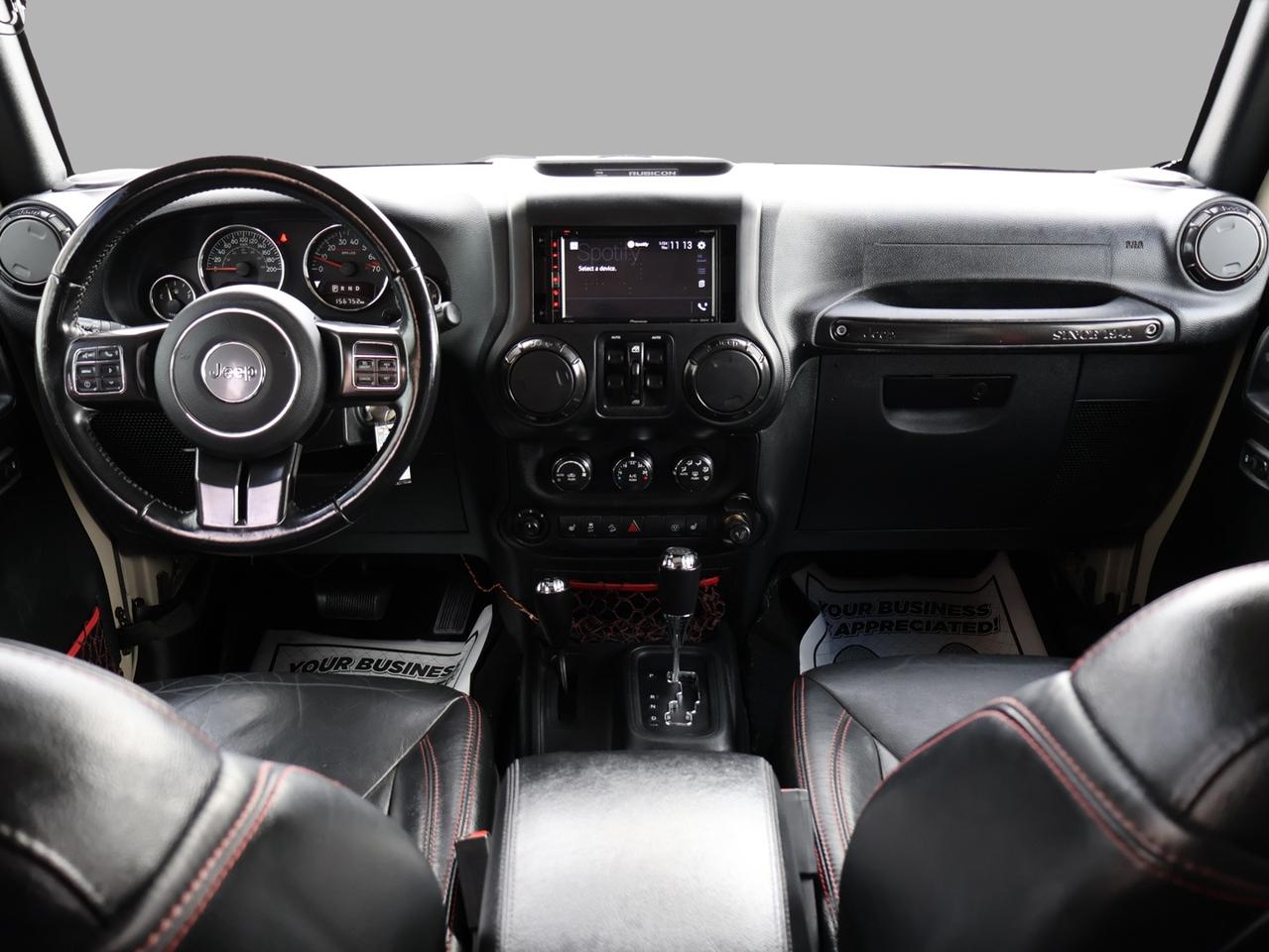 2018 Jeep Wrangler V6 UNLIMITED RUBICON 4WD *JEEP MAINTAIN* BLUETOOTH LEATHER HEATED SEATS CRUISE ALLOYS Photo