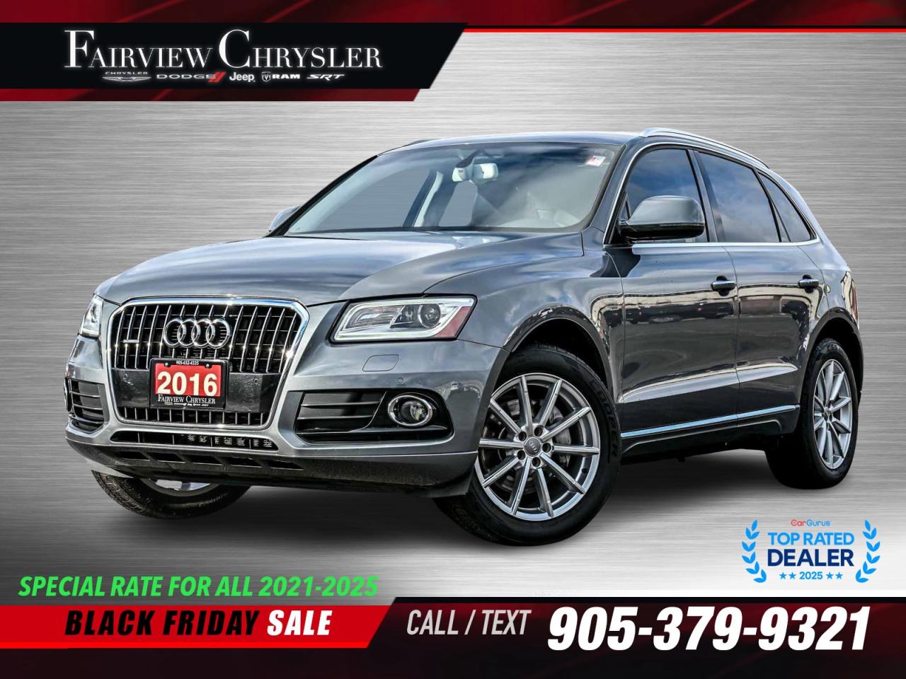 2016 Audi Q5 3.0T Technik PANOROOF   HEATED SEATS   CLEAN CARFA Photo0