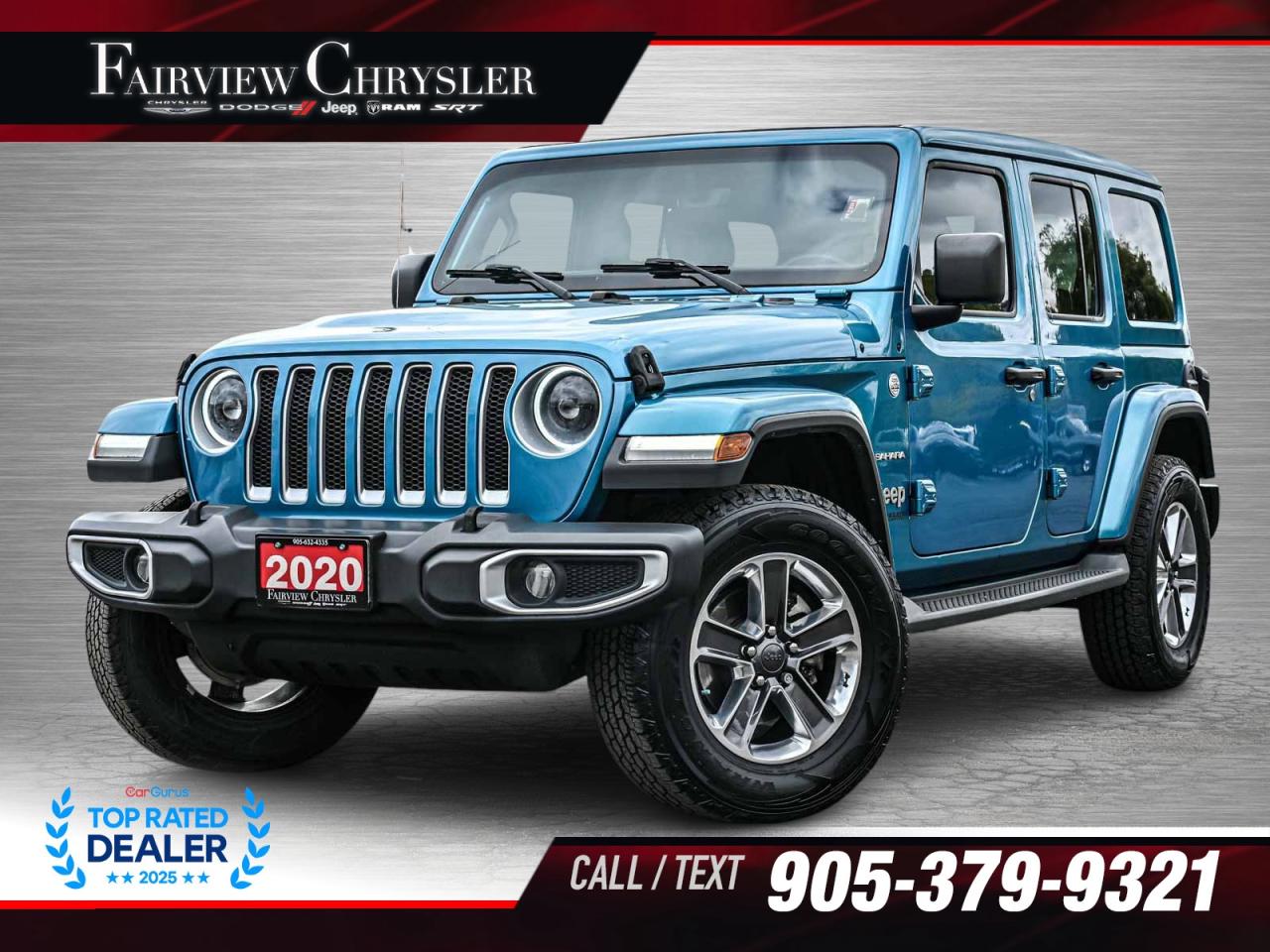 2020 Jeep WRANGLER UNLIMITED Sahara SKY TOP   HEATED SEATS   HEATED STEERING WH Photo0