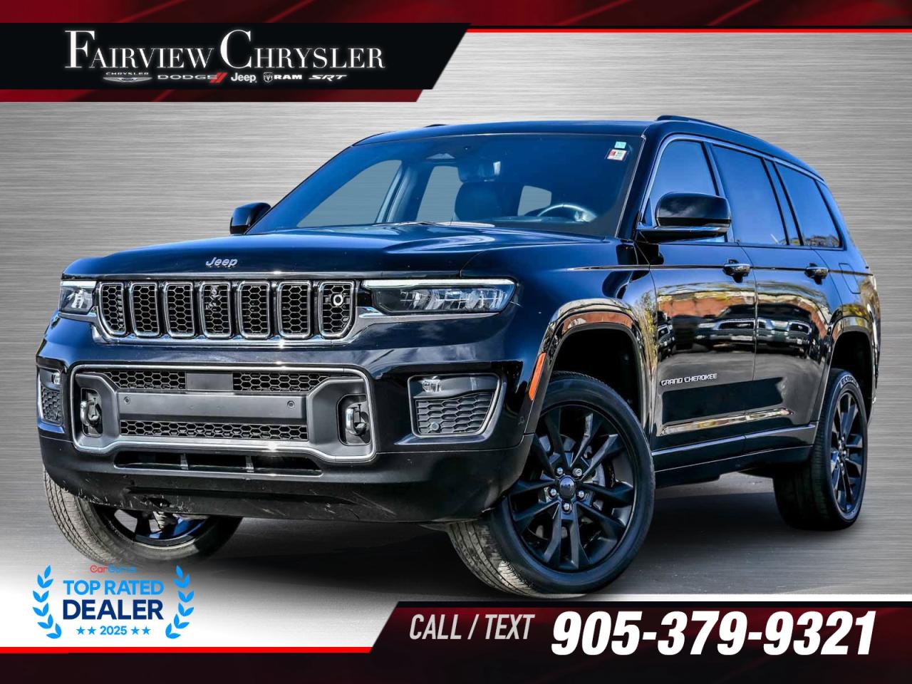 2023 Jeep Grand Cherokee L Overland PANO ROOF   BLIND SPOT   CARPLAY   AIR SU Photo0