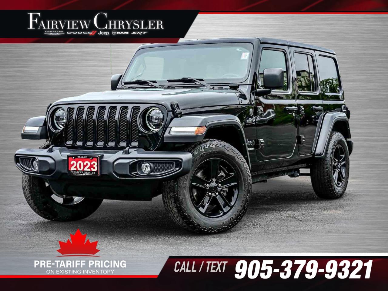 2023 Jeep Wrangler Sahara LEATHER   HEATED SEATS   TRAILER TOW   LED Photo0