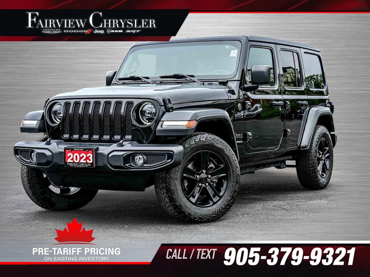 2023 Jeep Wrangler Sahara LEATHER   HEATED SEATS   TRAILER TOW   LED Photo0