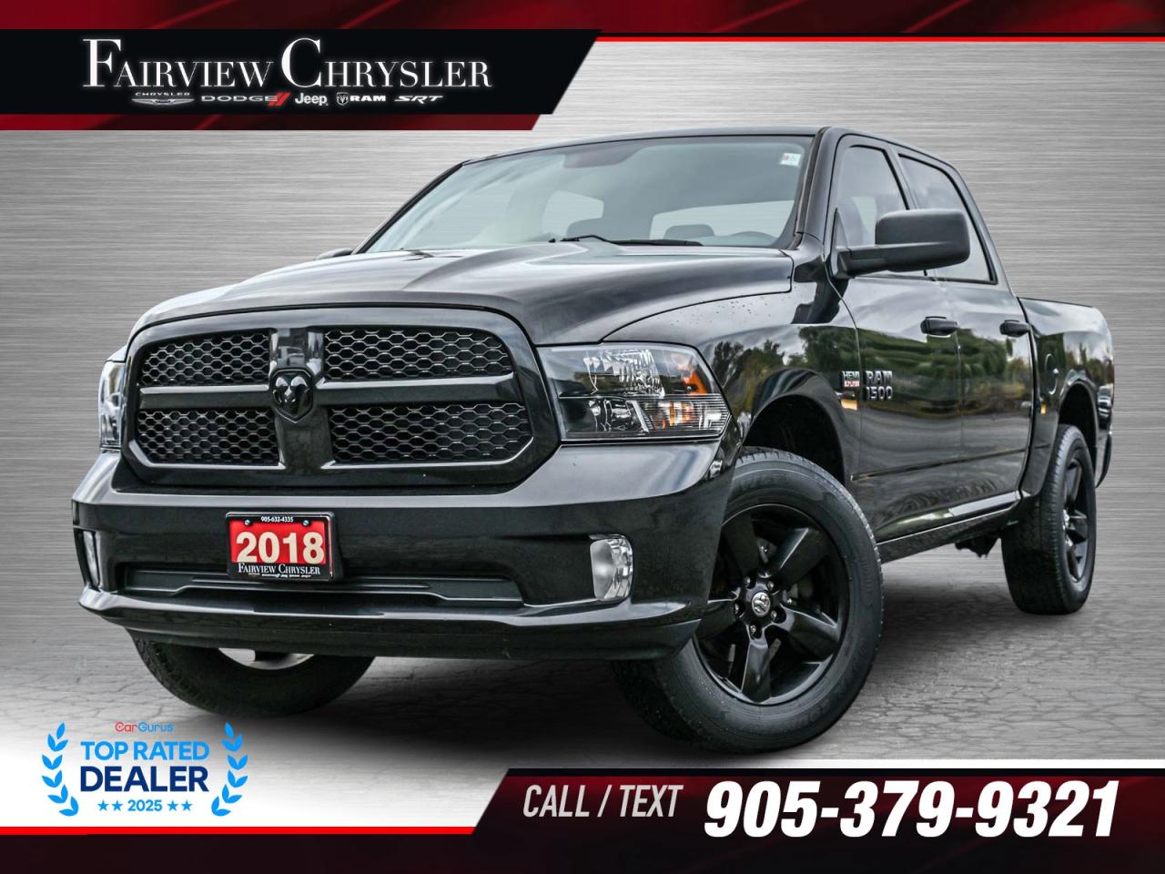 2018 RAM 1500 ST BLACK EXPRESS   BACK UP   20 RIMS   BLUETOOTH Photo0