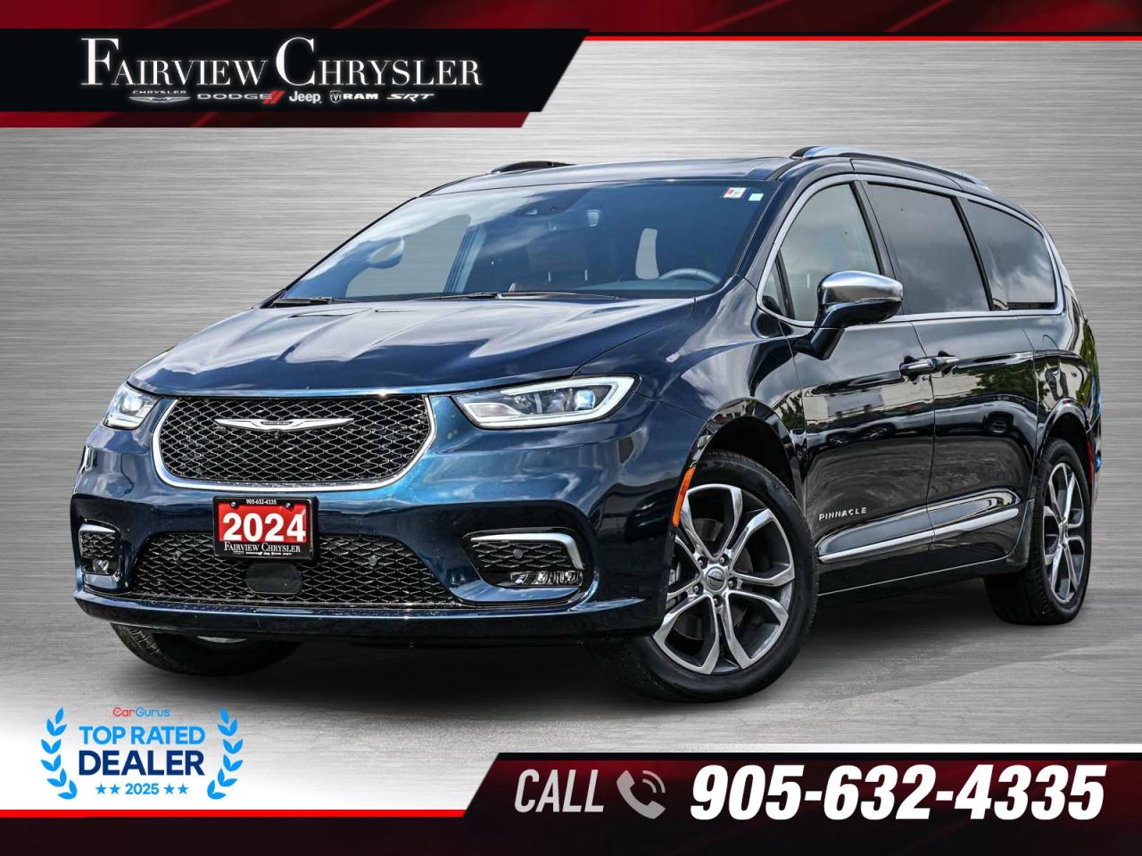 2024 Chrysler Pacifica Pinnacle AWD   CARPLAY   BLIND SPOT   PANO ROOF Photo0