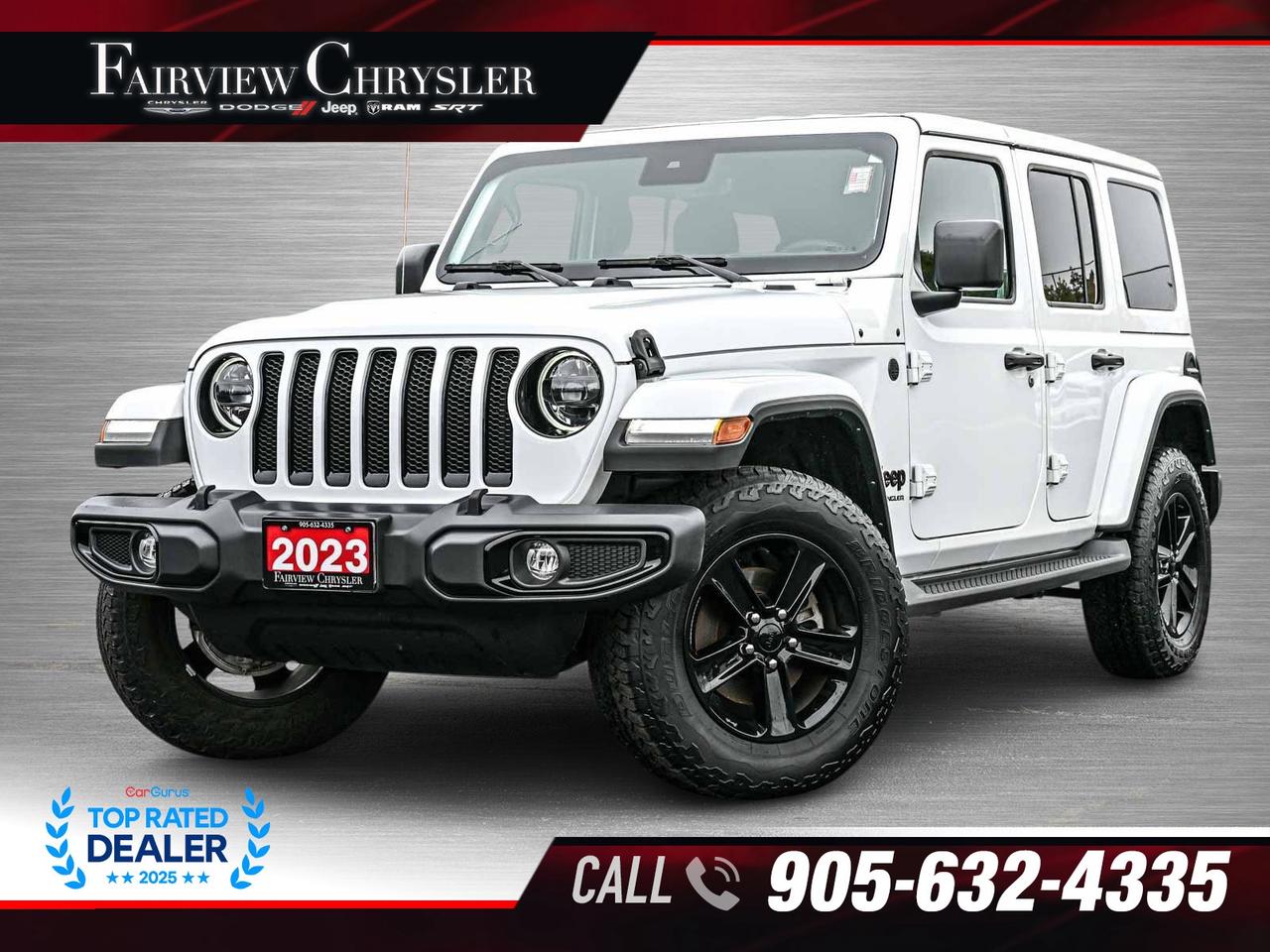 2023 Jeep Wrangler Sahara HEATED SEATS   LEATHER   BLIND SPOT   SAFET Photo0