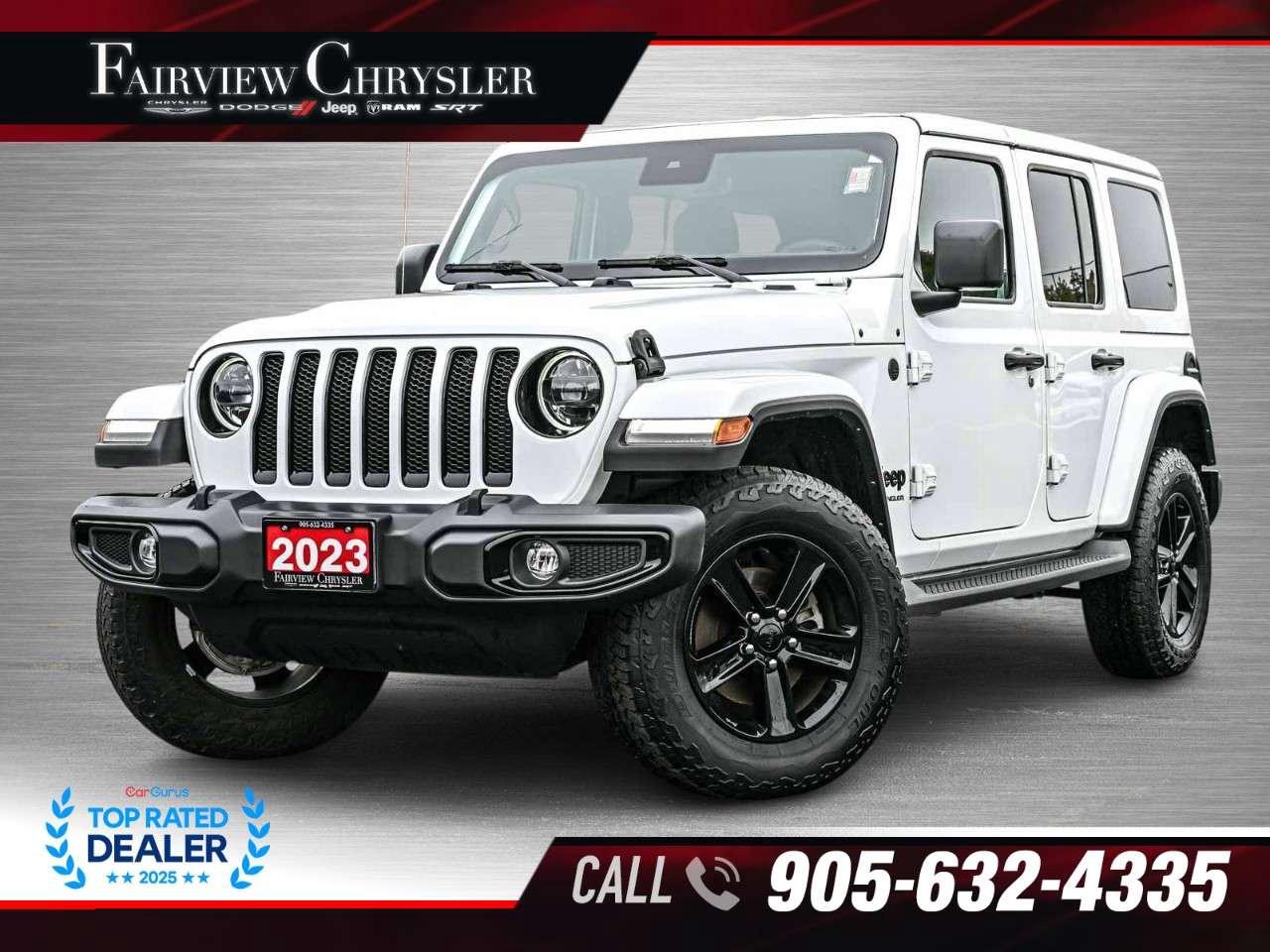 2023 Jeep Wrangler Sahara Altitude 4 Door 4x4 HEATED SEATS   LEATHER   BLIND SPOT   SAFETY PKG   CARPLAY   LED LIGHTING Photo