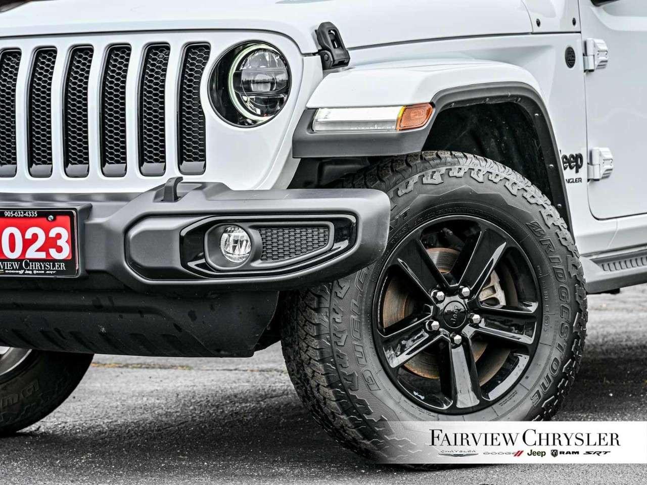2023 Jeep Wrangler Sahara Altitude 4 Door 4x4 HEATED SEATS   LEATHER   BLIND SPOT   SAFETY PKG   CARPLAY   LED LIGHTING Photo