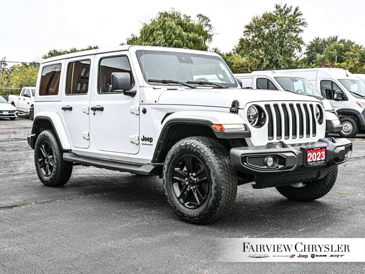 2023 Jeep Wrangler Sahara Altitude 4 Door 4x4 HEATED SEATS   LEATHER   BLIND SPOT   SAFETY PKG   CARPLAY   LED LIGHTING Photo