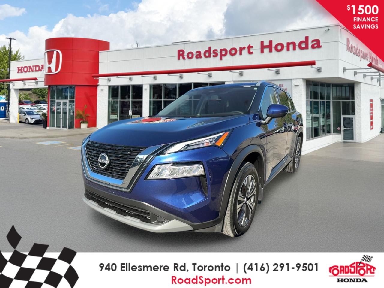 2023 Nissan Rogue SV Moonroof 360Cam CarPlay CleanCarfax Photo0