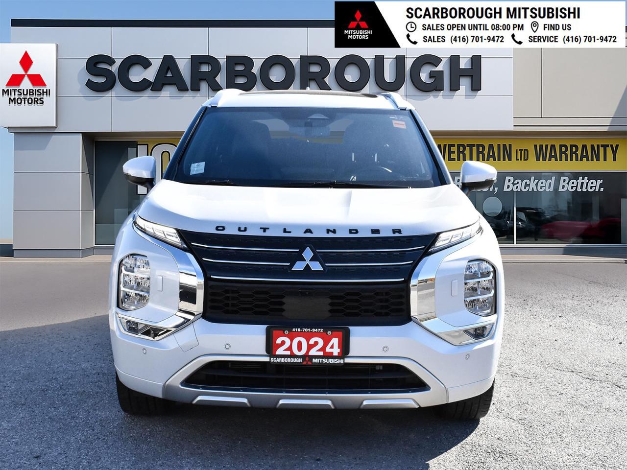 2024 Mitsubishi Outlander GT-P AWC Panoramic glass roof leather seats Photo2