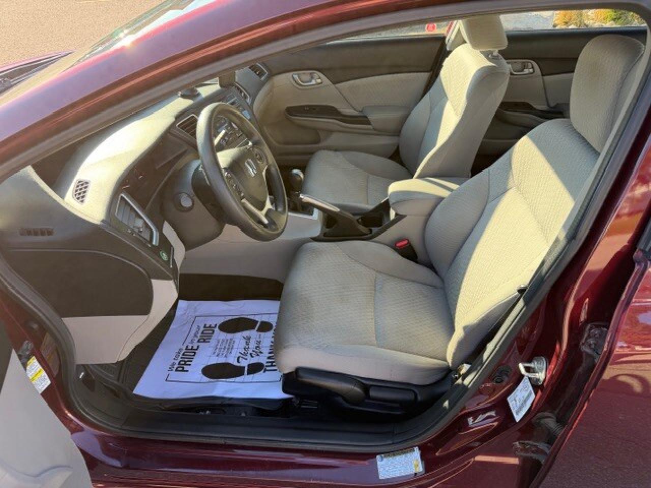 2014 Honda Civic Sedan LX 5 SPEED MANUAL BRAND NEW BRAKES Photo