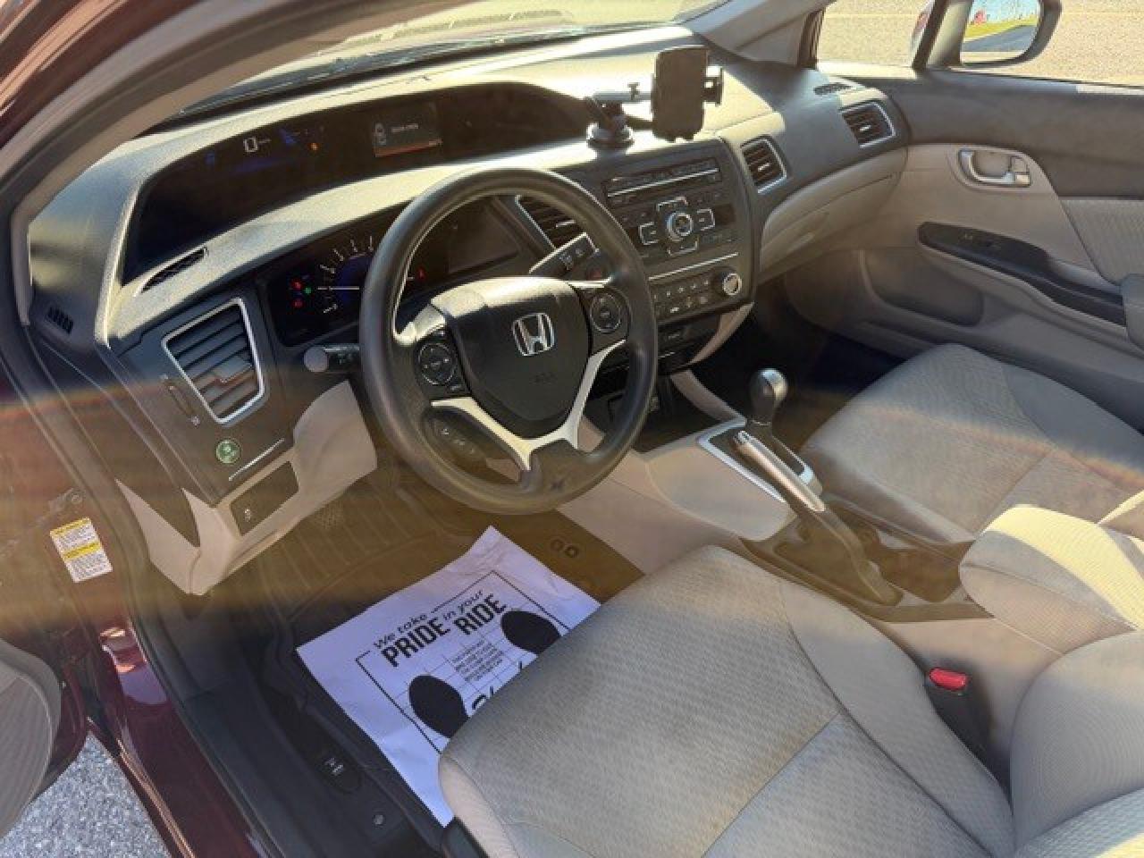 2014 Honda Civic Sedan LX 5 SPEED MANUAL BRAND NEW BRAKES Photo