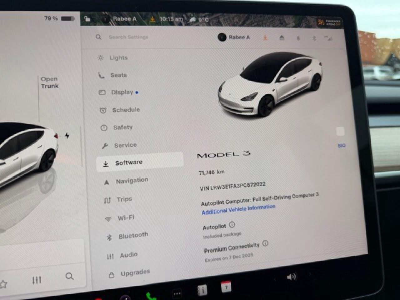 2023 Tesla Model 3 RWD LFP Battery 1 Owner\CleanCarfax Tesla Warranty Photo