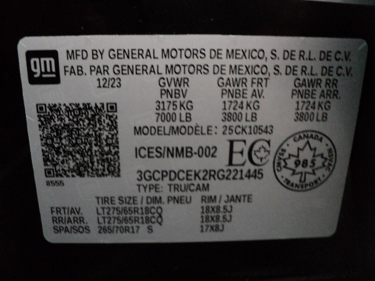 2024 Chevrolet Silverado 1500 CustomTrailBossCrewCab4WDZ71 2.7L4cylGas 5'10"Box - Photo #31