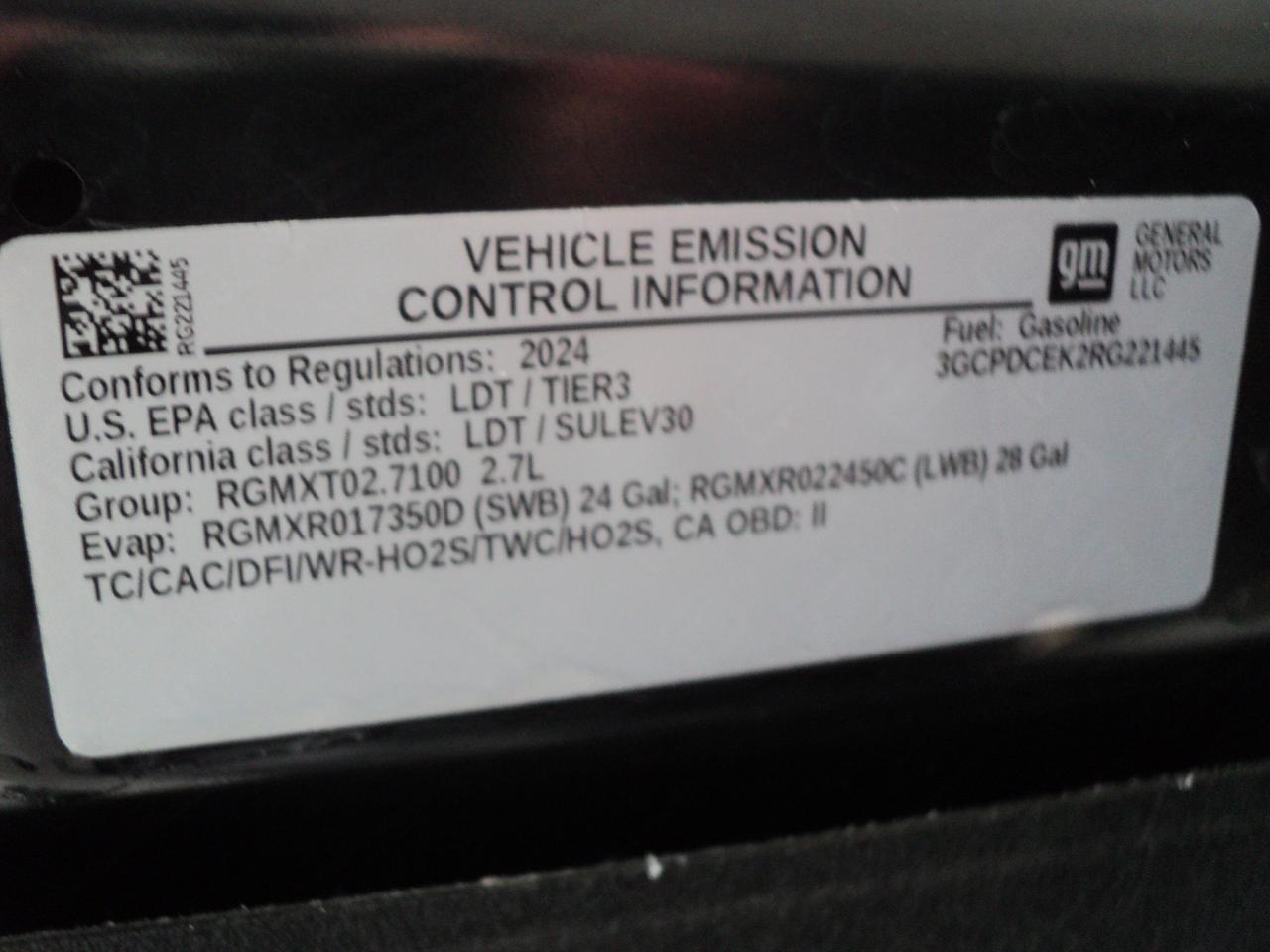 2024 Chevrolet Silverado 1500 CustomTrailBossCrewCab4WDZ71 2.7L4cylGas 5'10"Box - Photo #29