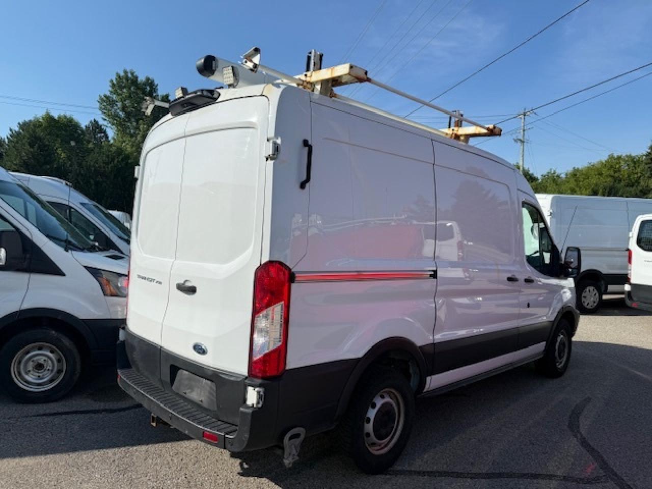 2019 Ford Transit Van T250 Mid Roof with Shelving, Divider, Roof Rack Photo3