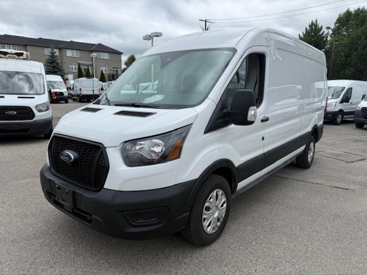 2023 Ford Transit Cargo Van 3 passenger, shelving, loaded, 59K Photo2
