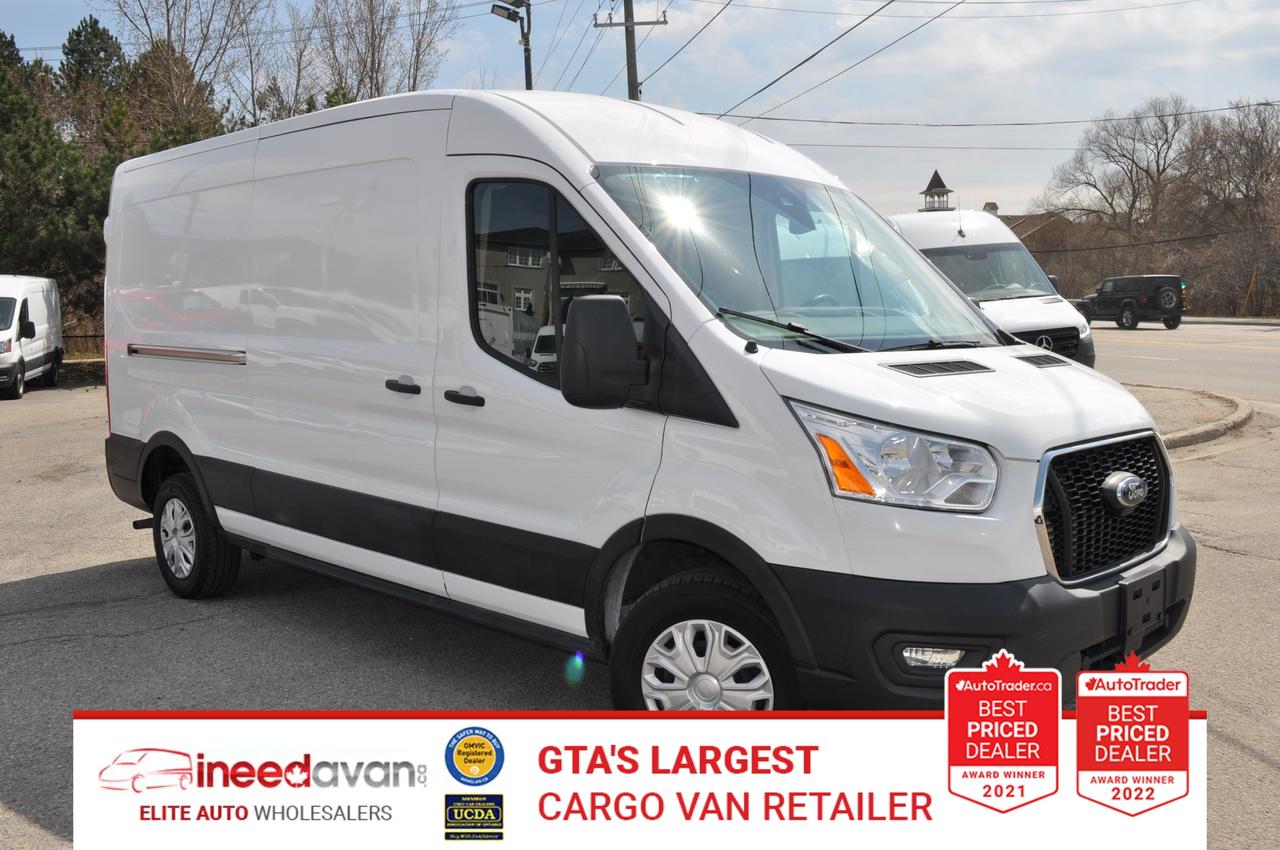 2022 Ford Transit Cargo Van Mid Roof, Bluetooth, Fully Loaded. Photo0