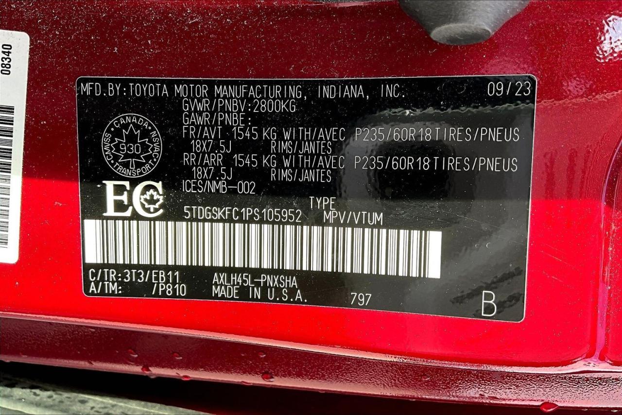 2023 Toyota Sienna XSE AWD 7-Passenger   CarPlay/Android   Navigation Photo