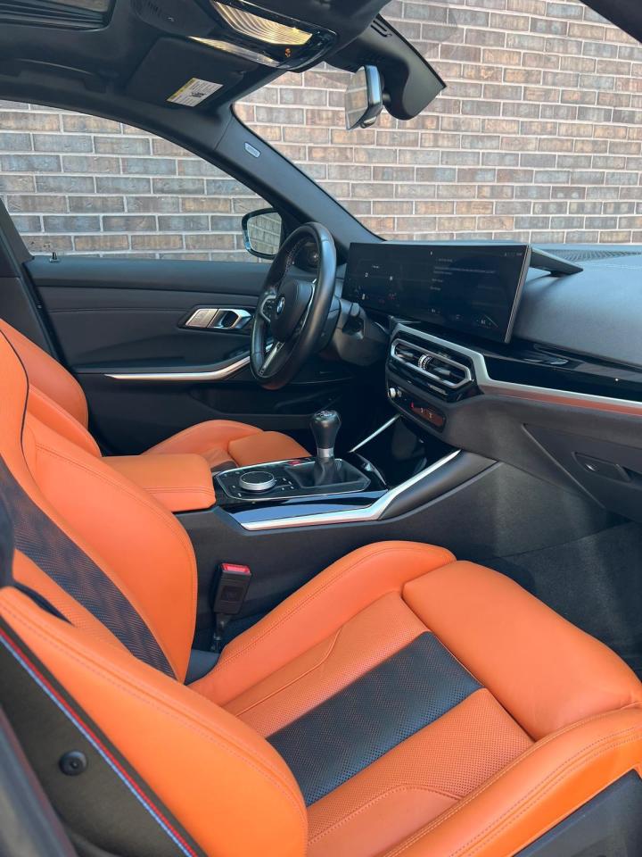 2023 BMW M3 LEATHER SEATS, SUNROOF, 360 CAM, CAR PLAY, MANUAL Photo