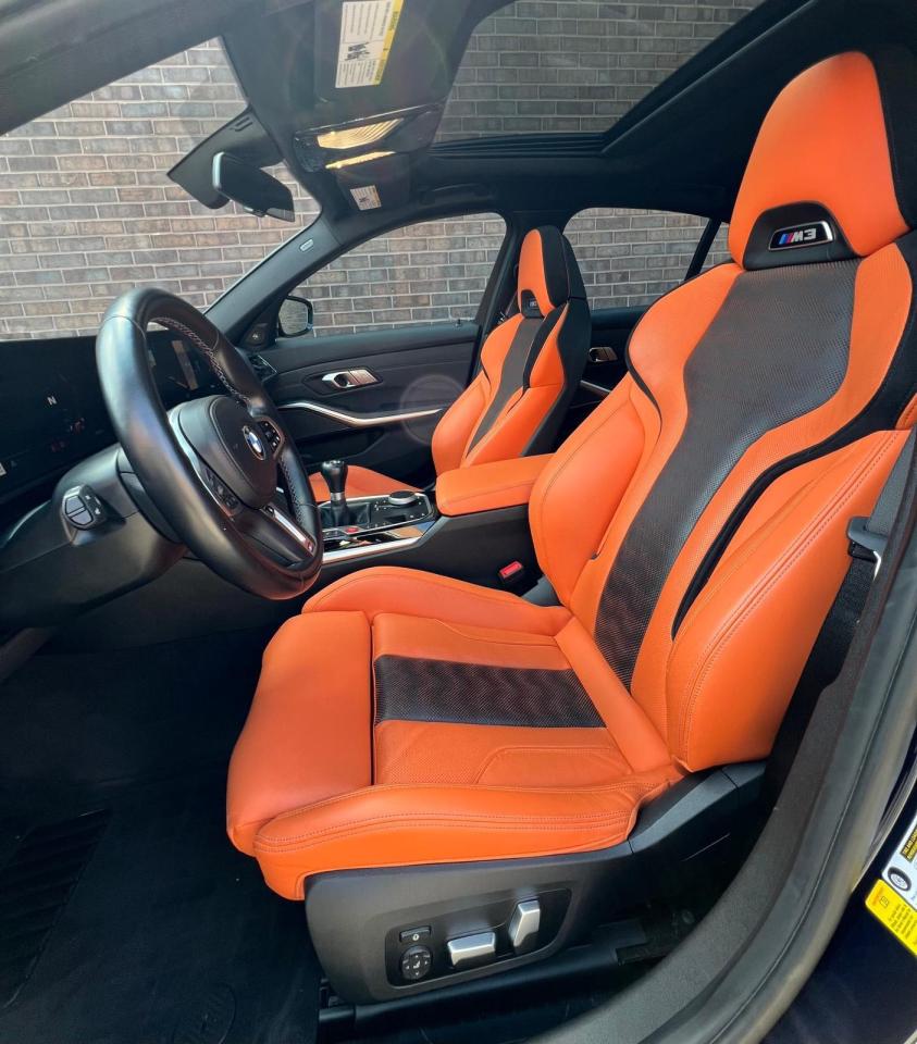 2023 BMW M3 LEATHER SEATS, SUNROOF, 360 CAM, CAR PLAY, MANUAL Photo