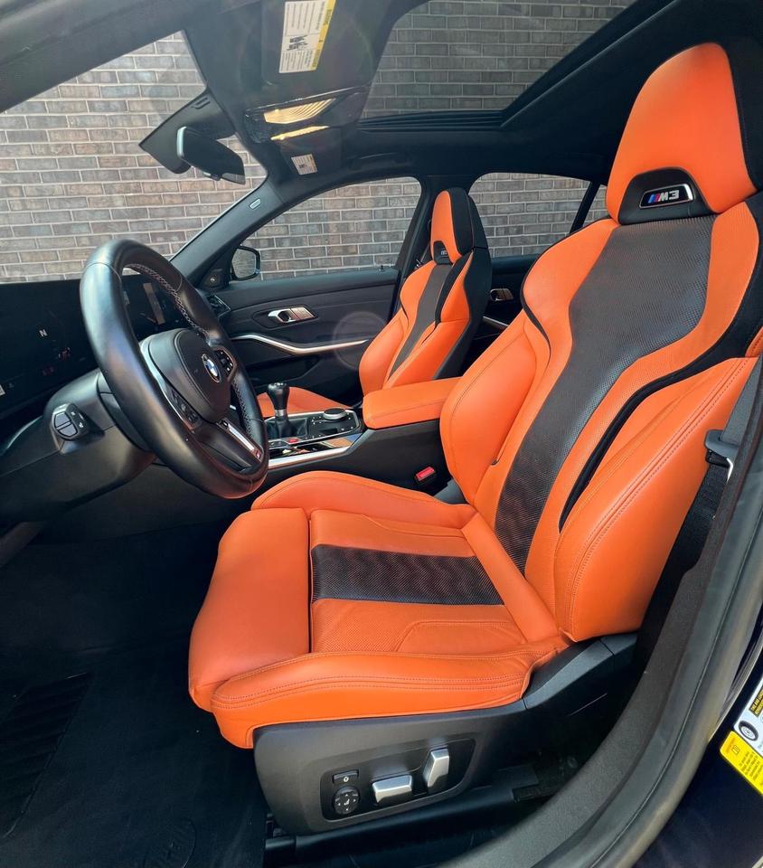 2023 BMW M3 LEATHER SEATS, SUNROOF, 360 CAM, CAR PLAY, MANUAL Photo