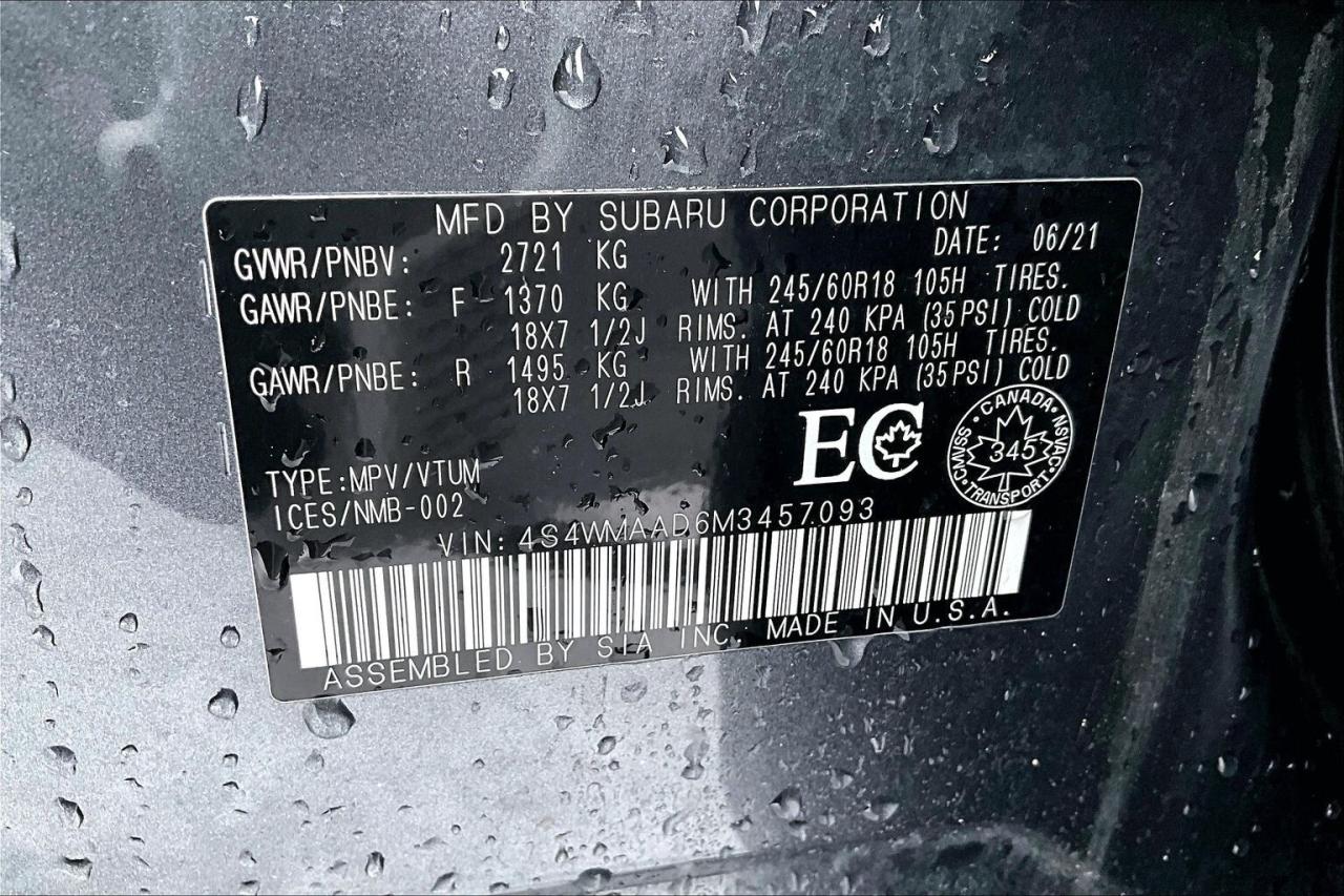 2021 Subaru ASCENT AWD   8 PASS   NO ACCIDENT   $1000 GAS CARD Photo