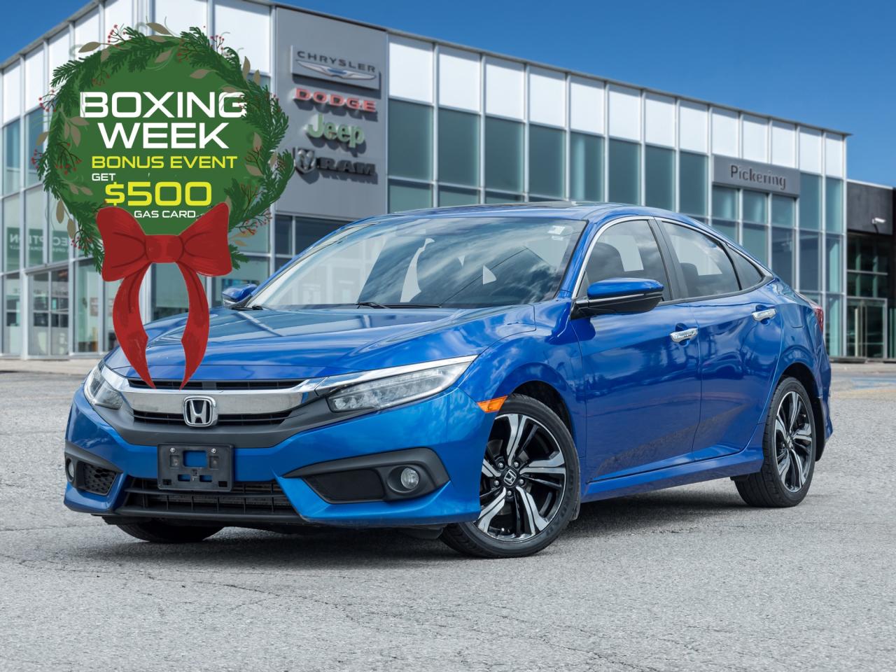 2017 Honda Civic 4dr CVT Touring  NAVI   ROOF CAMERA Photo0