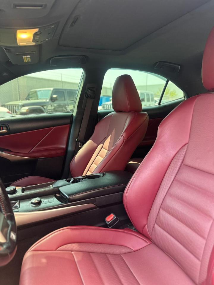 2020 Lexus IS F SPORT, AWD, CAMERA, RED LEATHER INT, SUNROOF Photo