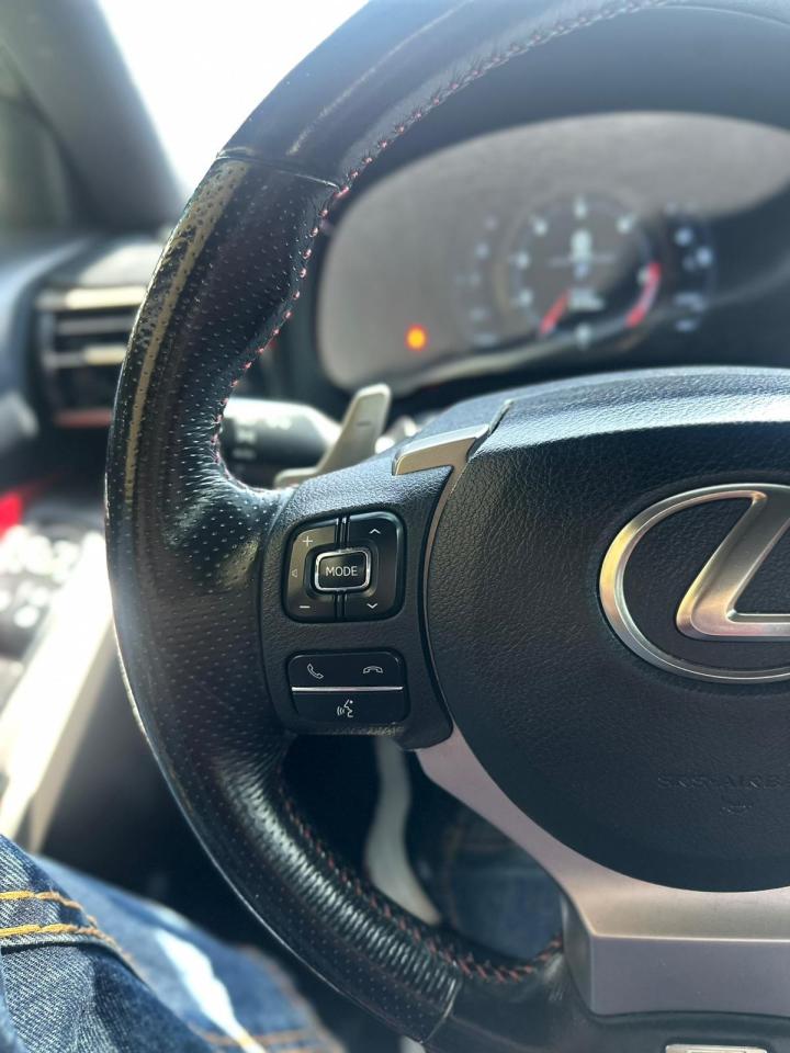 2020 Lexus IS F SPORT, AWD, CAMERA, RED LEATHER INT, SUNROOF Photo