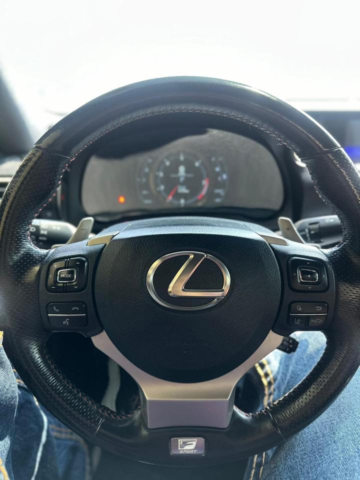 2020 Lexus IS F SPORT, AWD, CAMERA, RED LEATHER INT, SUNROOF Photo