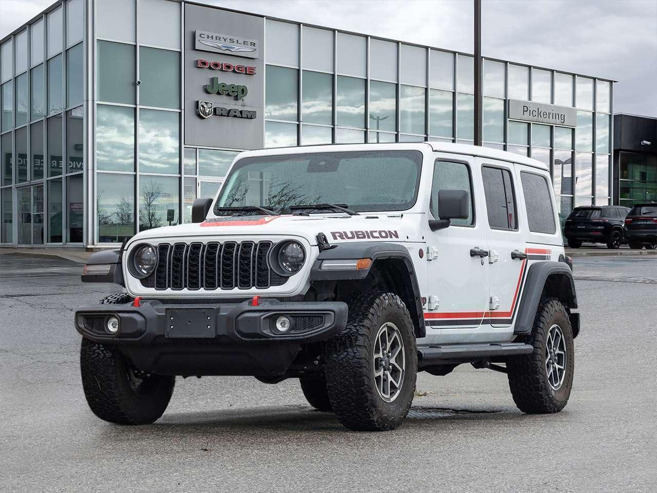 2025 Jeep Wrangler Rubicon 4 Door 4x4  LEATHER  LOW KMS  AUTOMATIC Photo0