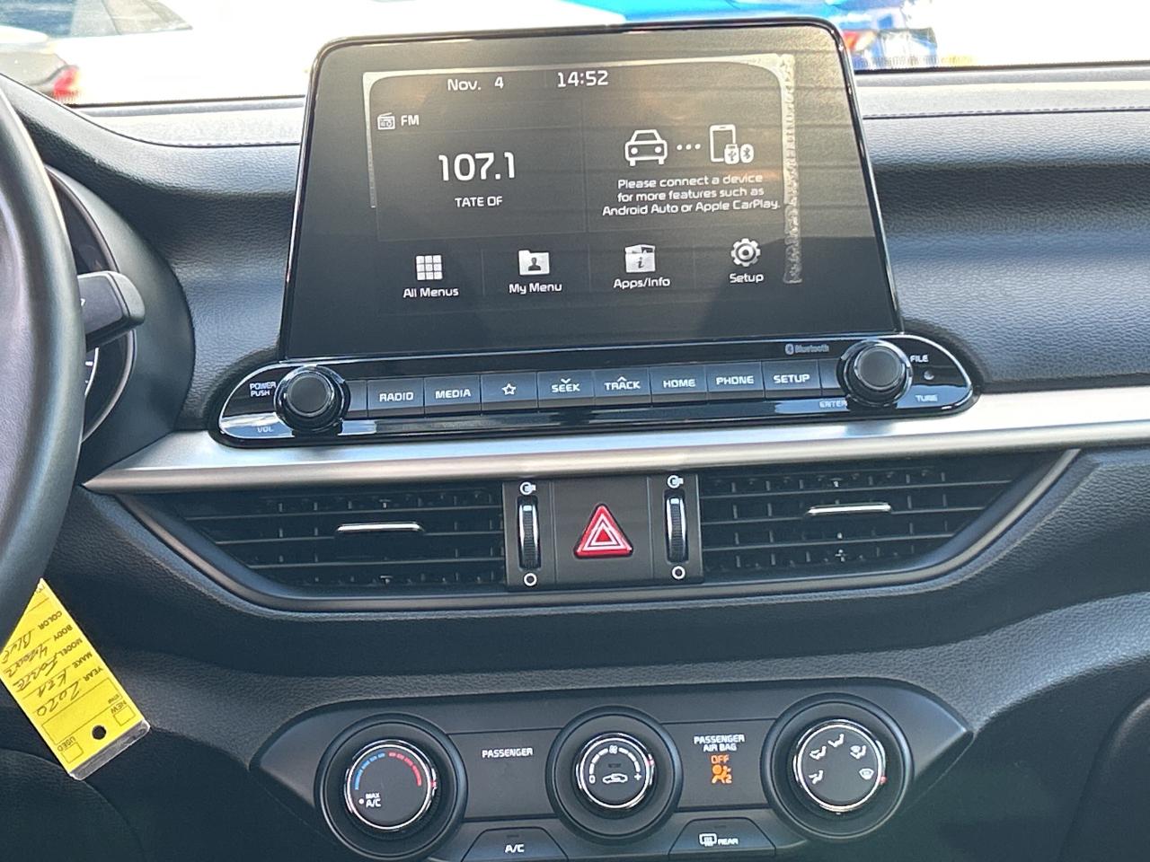 2020 Kia Forte LX ANDROID AUTO/HEATED SEATS  CALL PICTON 74K KM'S Photo