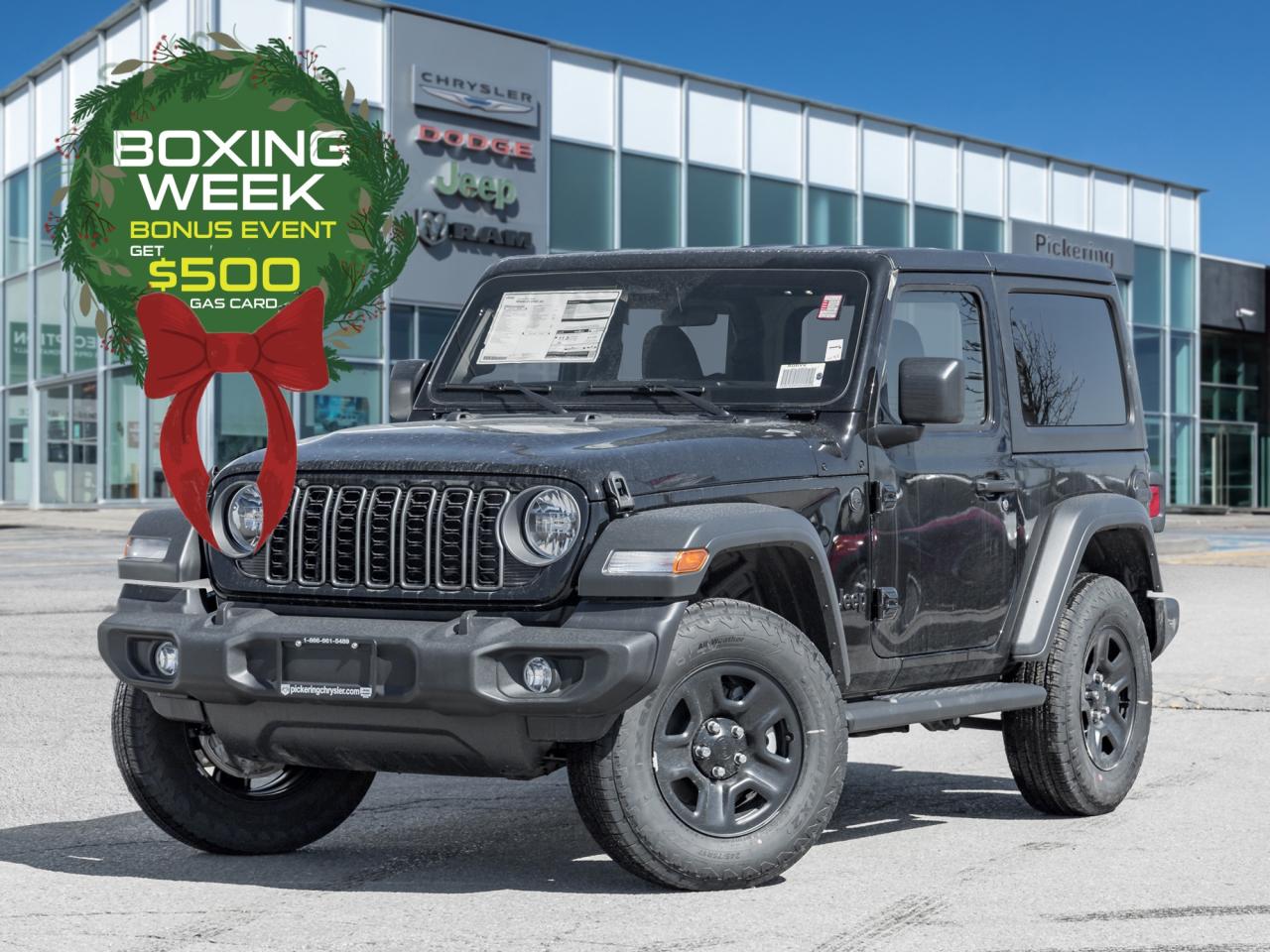 2025 Jeep Wrangler Sport 2 Door 4x4  3-Piece Hardtop  Side steps Photo0