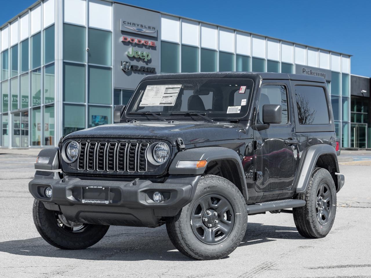 2025 Jeep Wrangler Sport 2 Door 4x4  3-Piece Hardtop  Side steps Photo0
