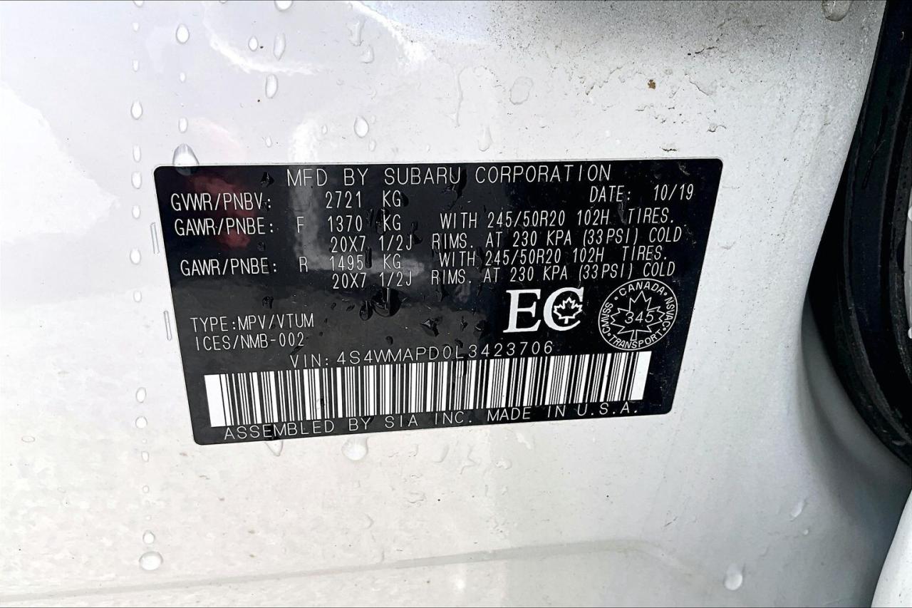 2020 Subaru ASCENT Limited 7-Passenger AWD - CPO 3.99% FINANCING Photo