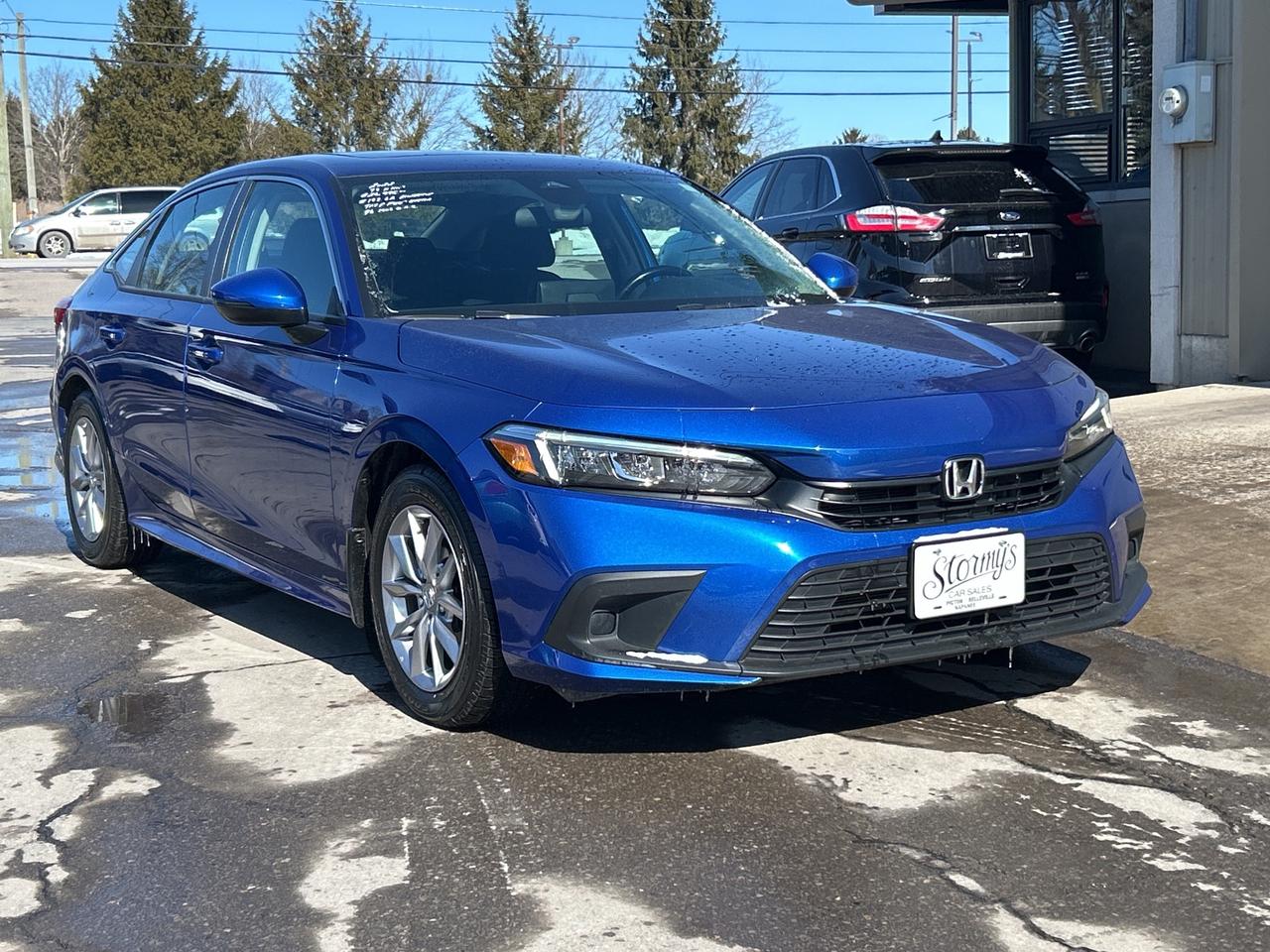 2022 Honda Civic Sedan EX/ROOF/HTD SEATS-WHEEL CALL NAPANEE 613-354-2100 Photo