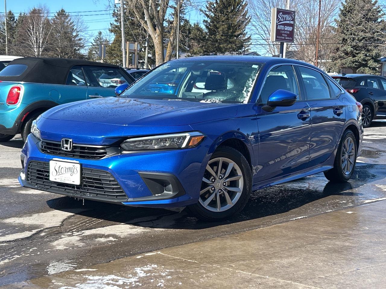 2022 Honda Civic Sedan EX/ROOF/HTD SEATS-WHEEL CALL NAPANEE 613-354-2100 Photo