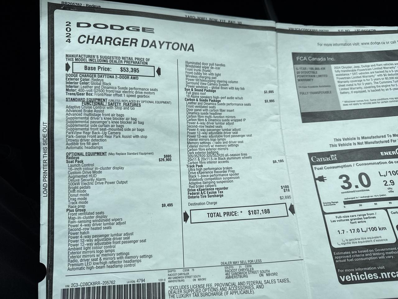 2024 Dodge Charger Daytona Scat Pack Photo